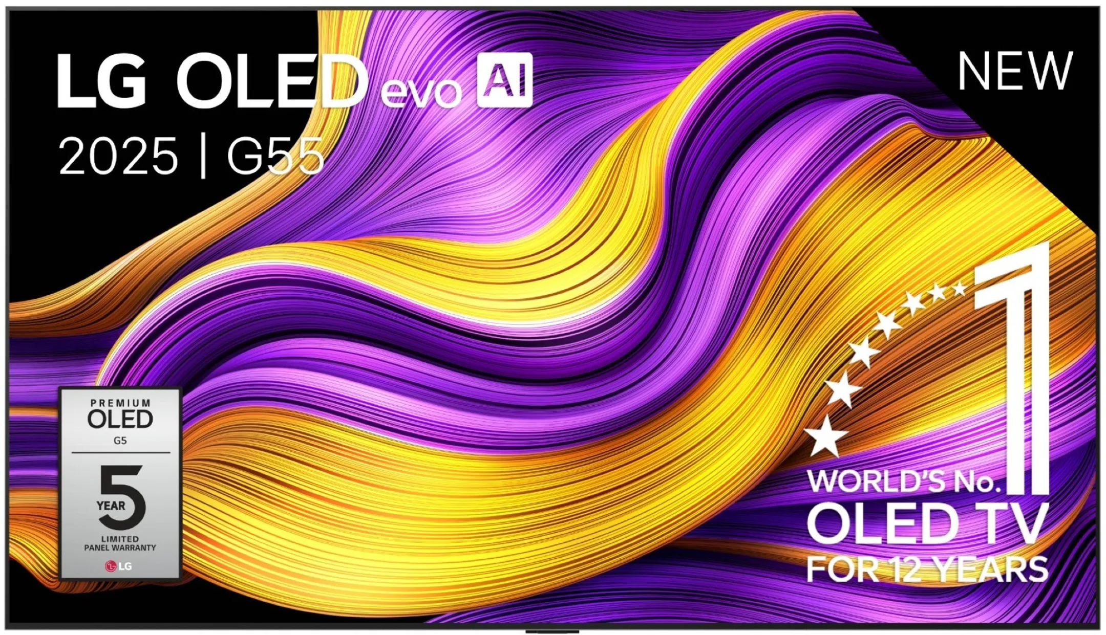 TV OLED evo AI 4K OLED65G55LW - 65 pouces