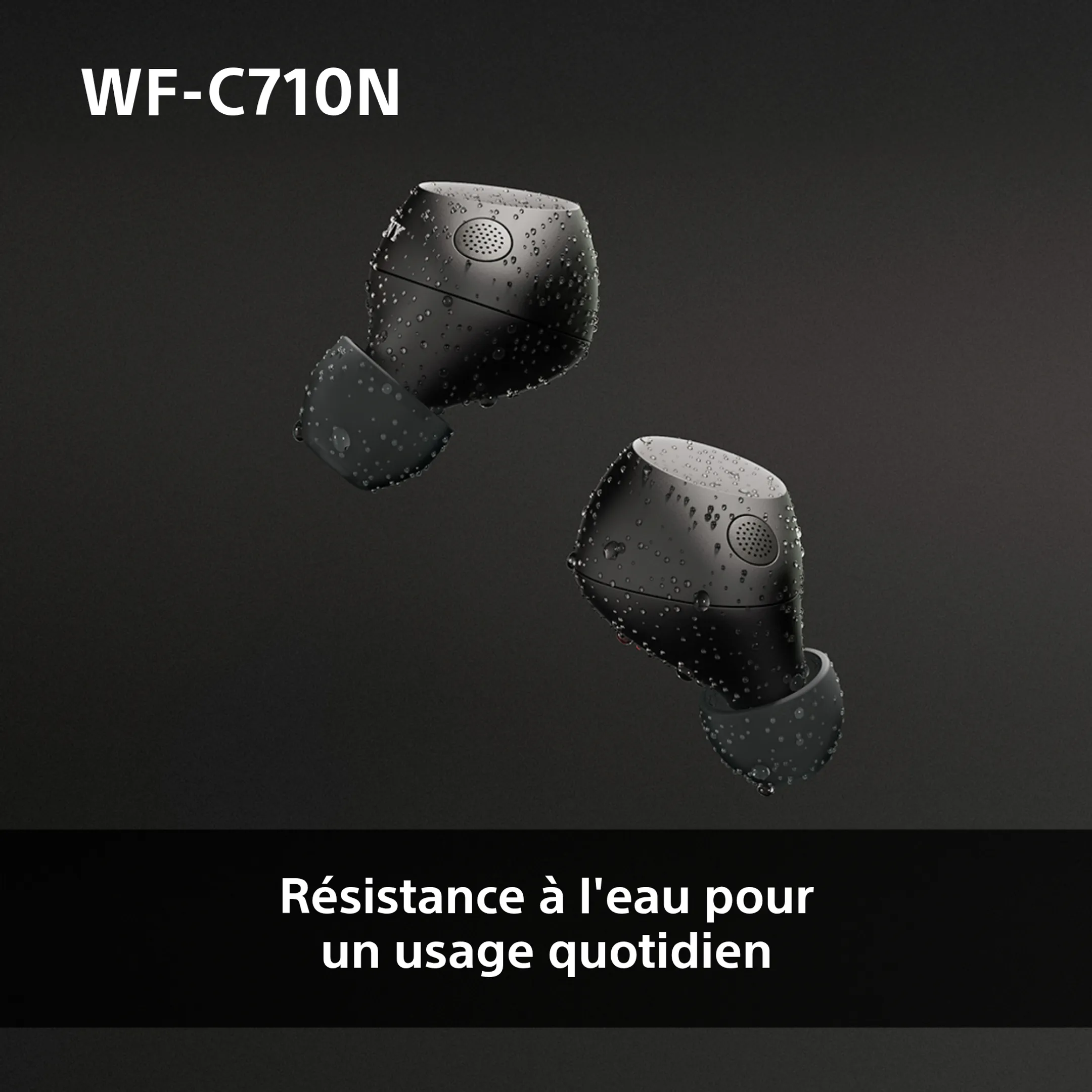 Sony Écouteurs sans fil WF-C710N - Noir image