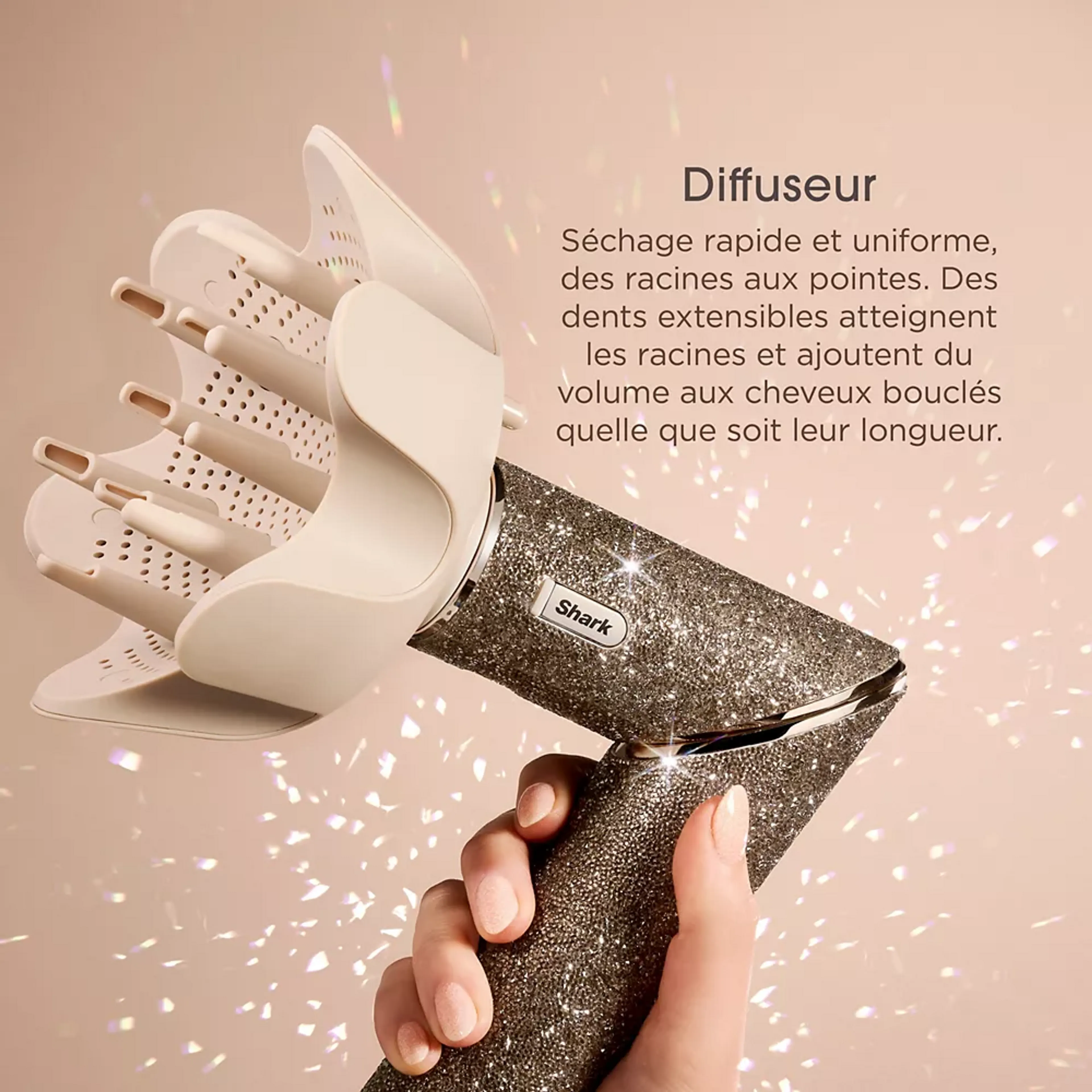 Shark Multistyler 5-en-1 Flexstyle HD446JSEU - Diamant Champagne image