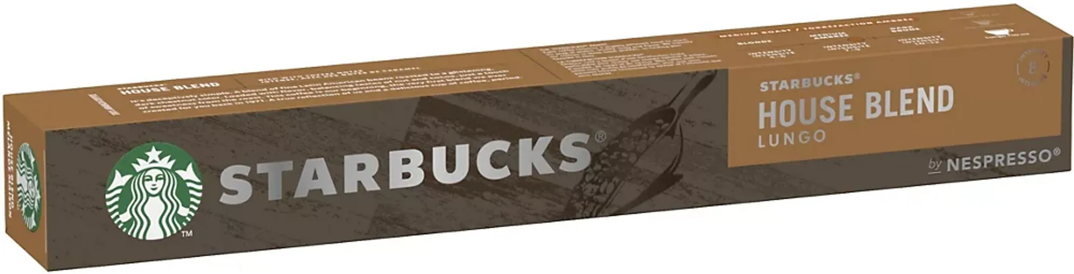 Starbucks Capsules Nestle Starbucks by Nespresso - House Blend - 10 capsules image