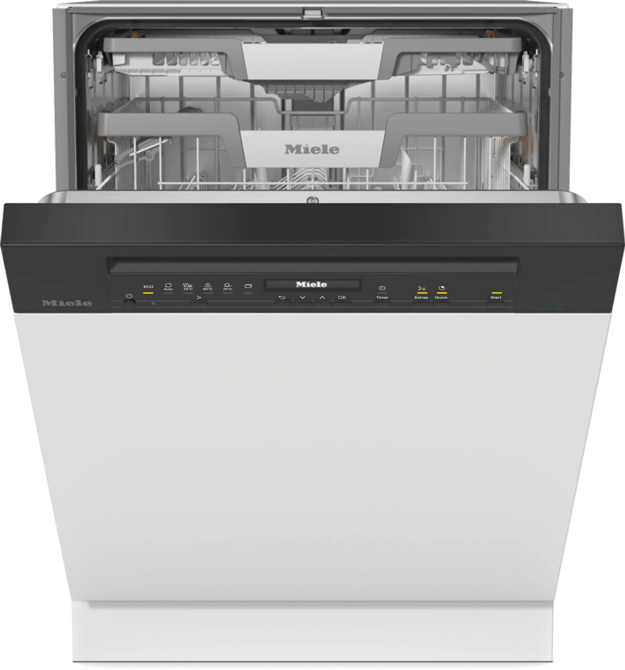 Semi-insert dishwasher G 7210 SCi Obsidian black