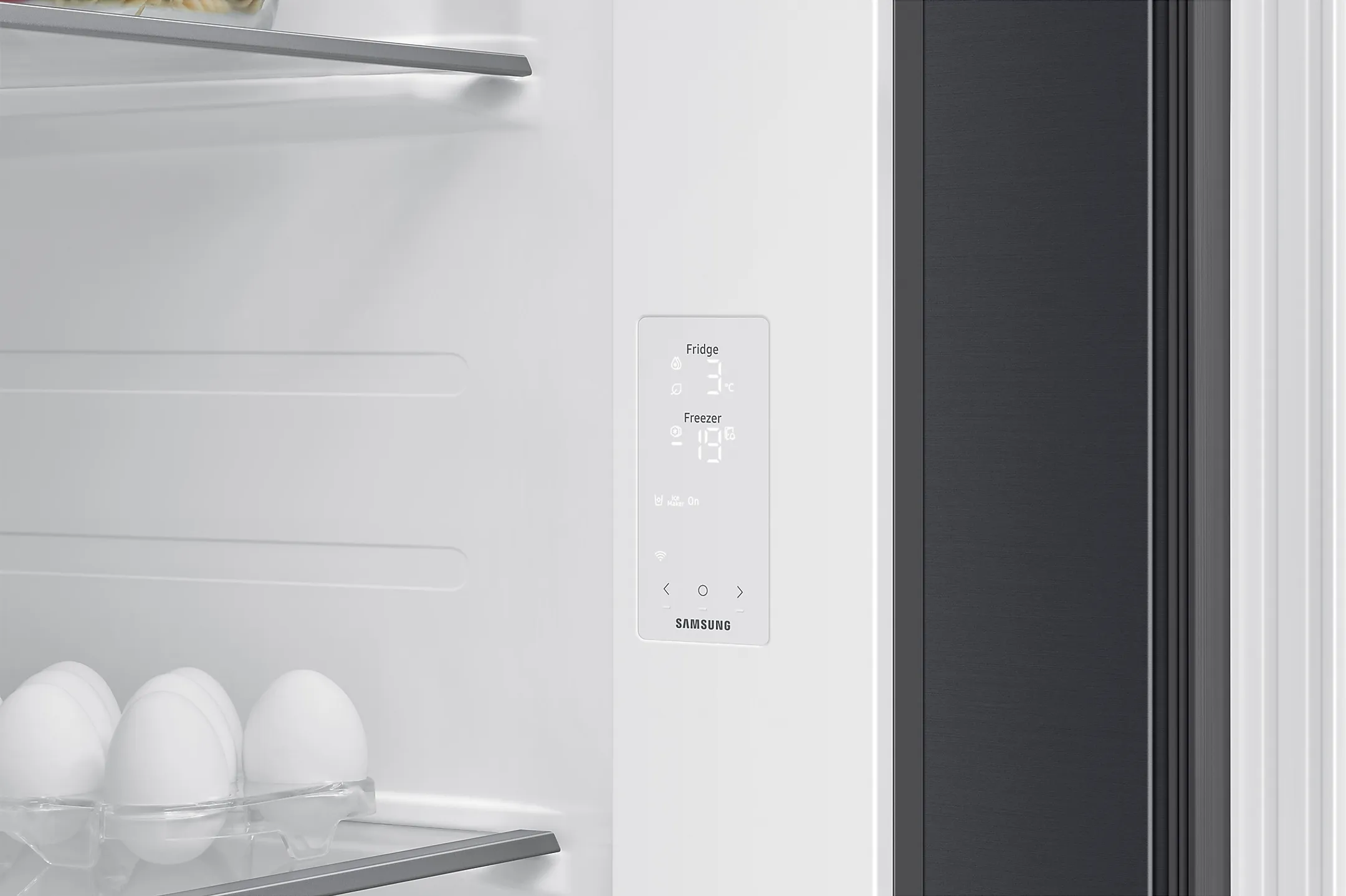 Samsung Frigo américain Serie 7 RS70F65KEFEF - Noir image