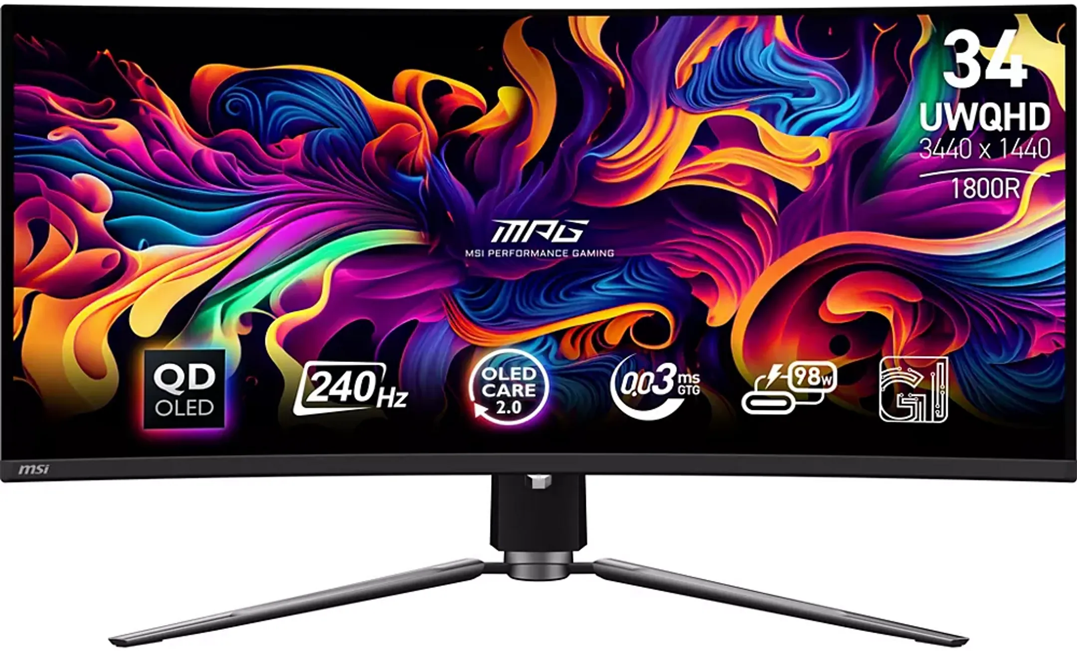 Bundle product Moniteur Gaming 34" UWQHD QD-OLED MPG 341CQPX