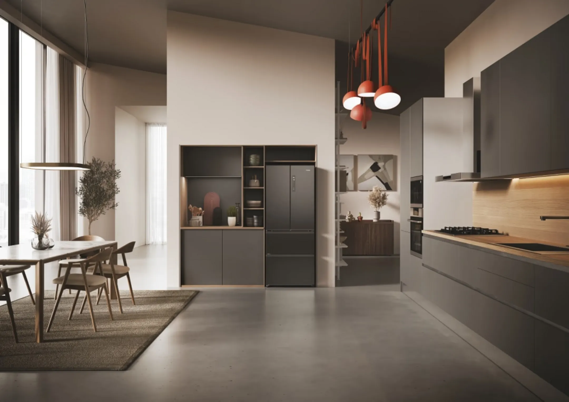 Haier Frigo américain FD 70 Serie 3 HFR3718DNMD image