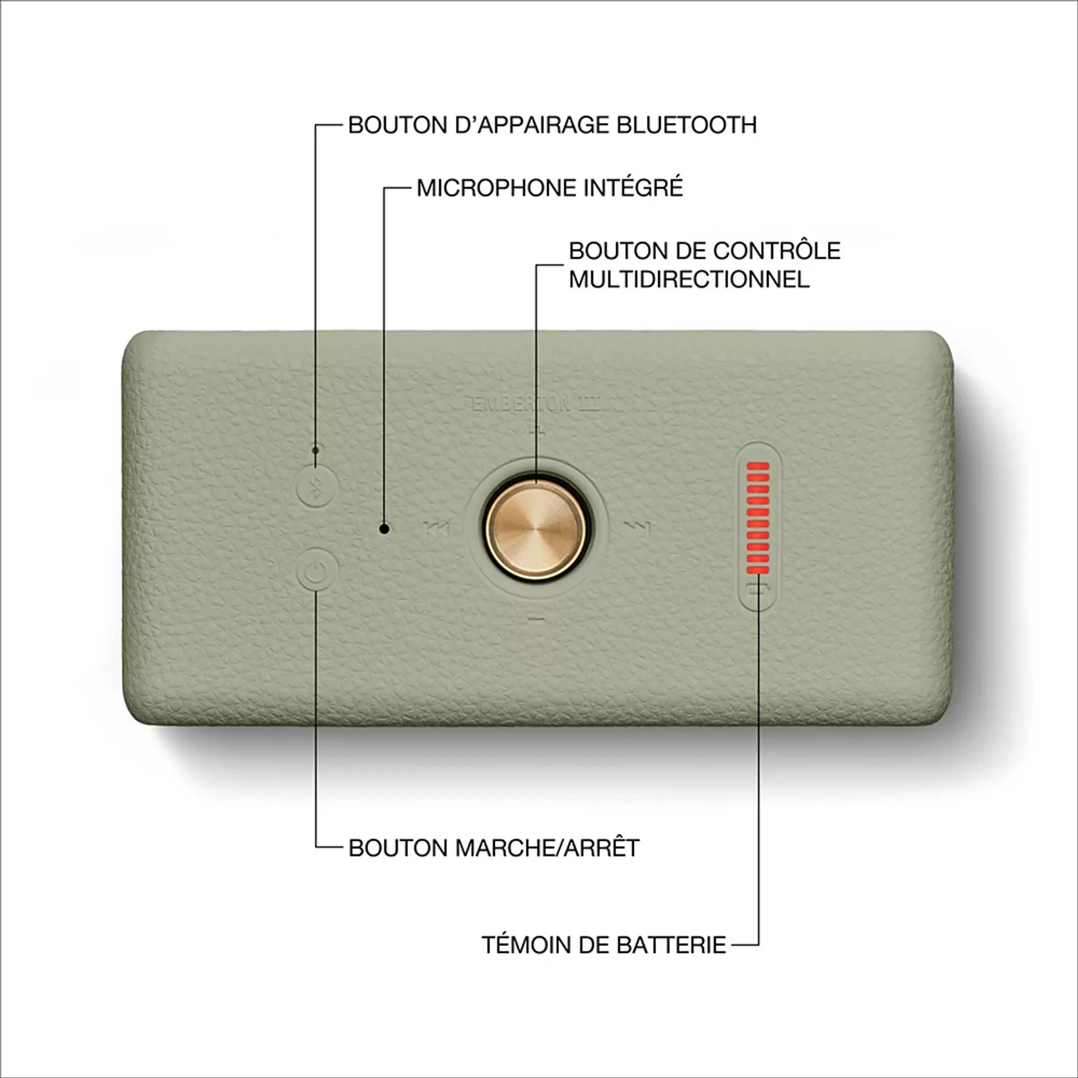 Marshall Enceinte Bluetooth Emberton III - Sage image