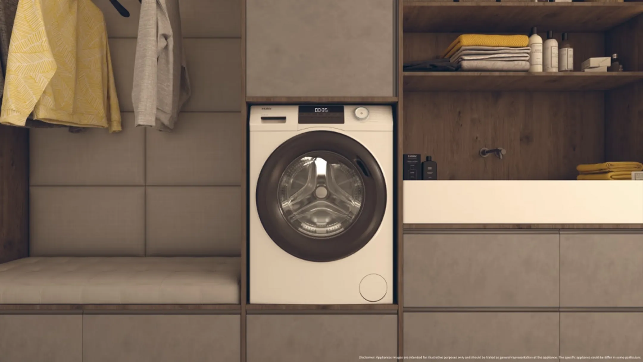 Haier Washing machine I-Pro Series 1 HW80-BP14929A-S image