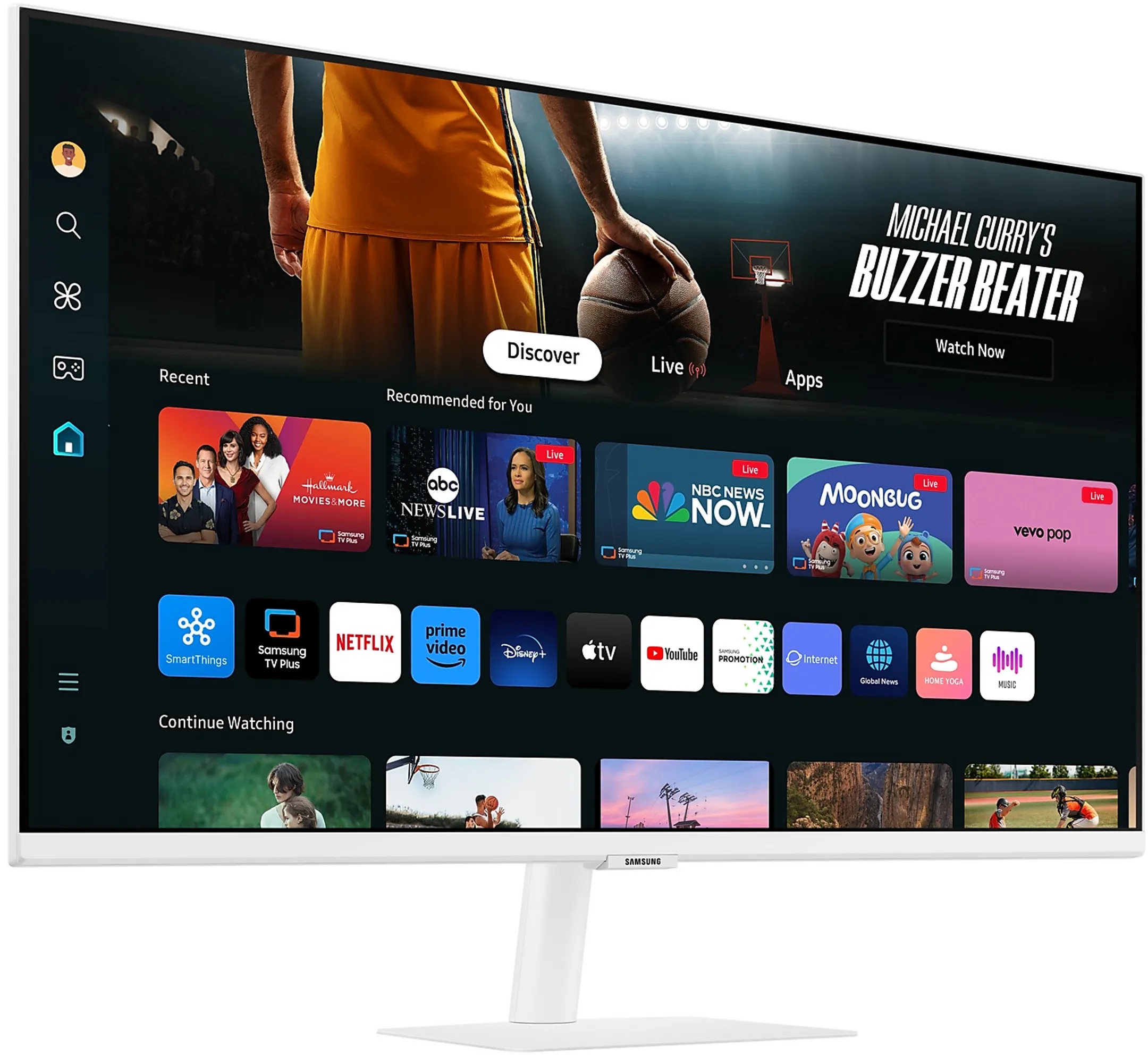 Samsung 32" UHD Smart Monitor M7 M70D LS32DM703UUXEN image