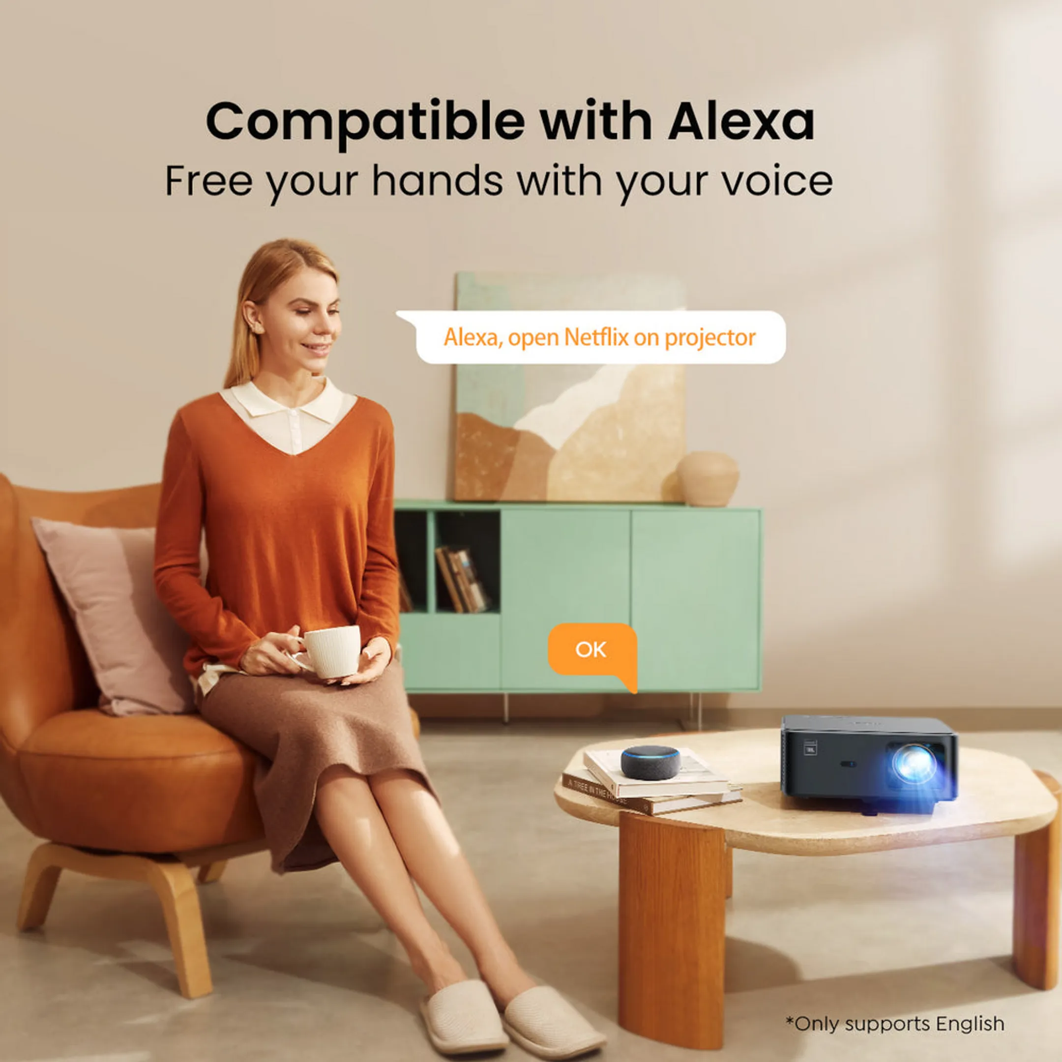 YABER Projecteur K2S Premiere Theatre - Noir image