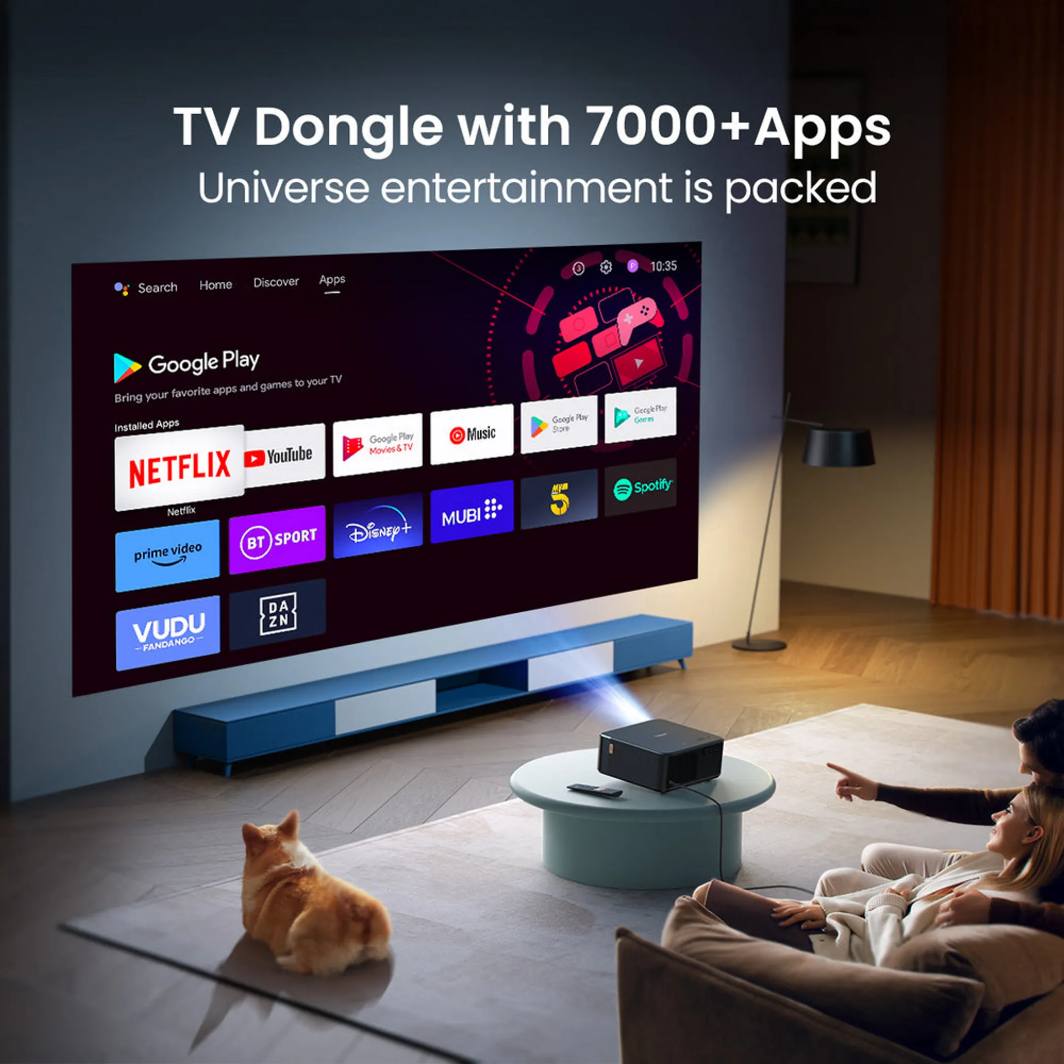 YABER Projecteur K2S Premiere Theatre - Noir image