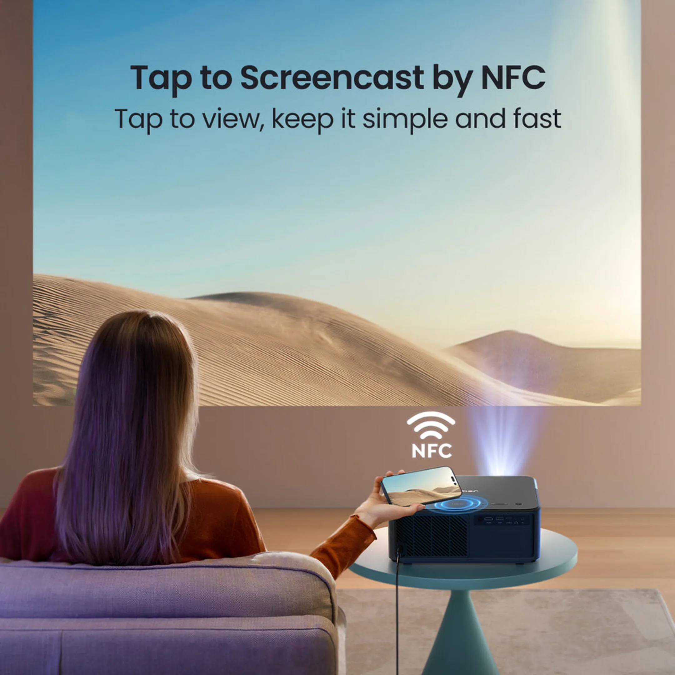 YABER Projecteur K2S Premiere Theatre - Noir image