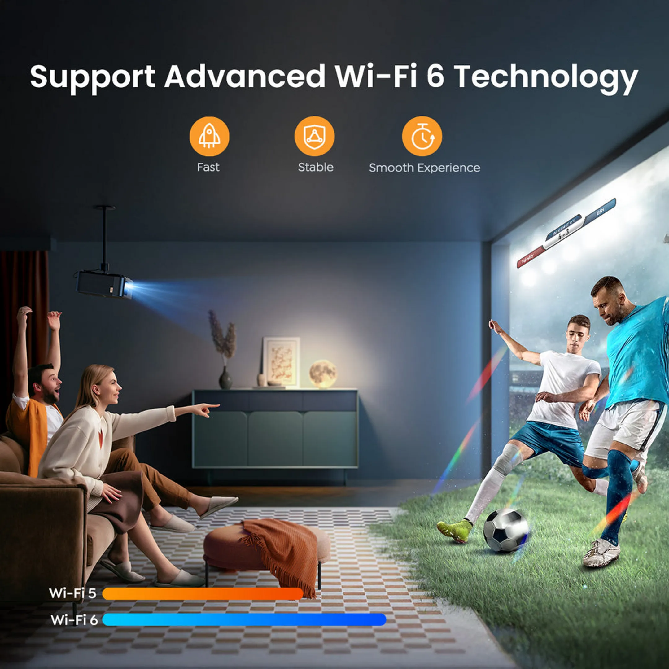 YABER Projecteur K2S Premiere Theatre - Noir image