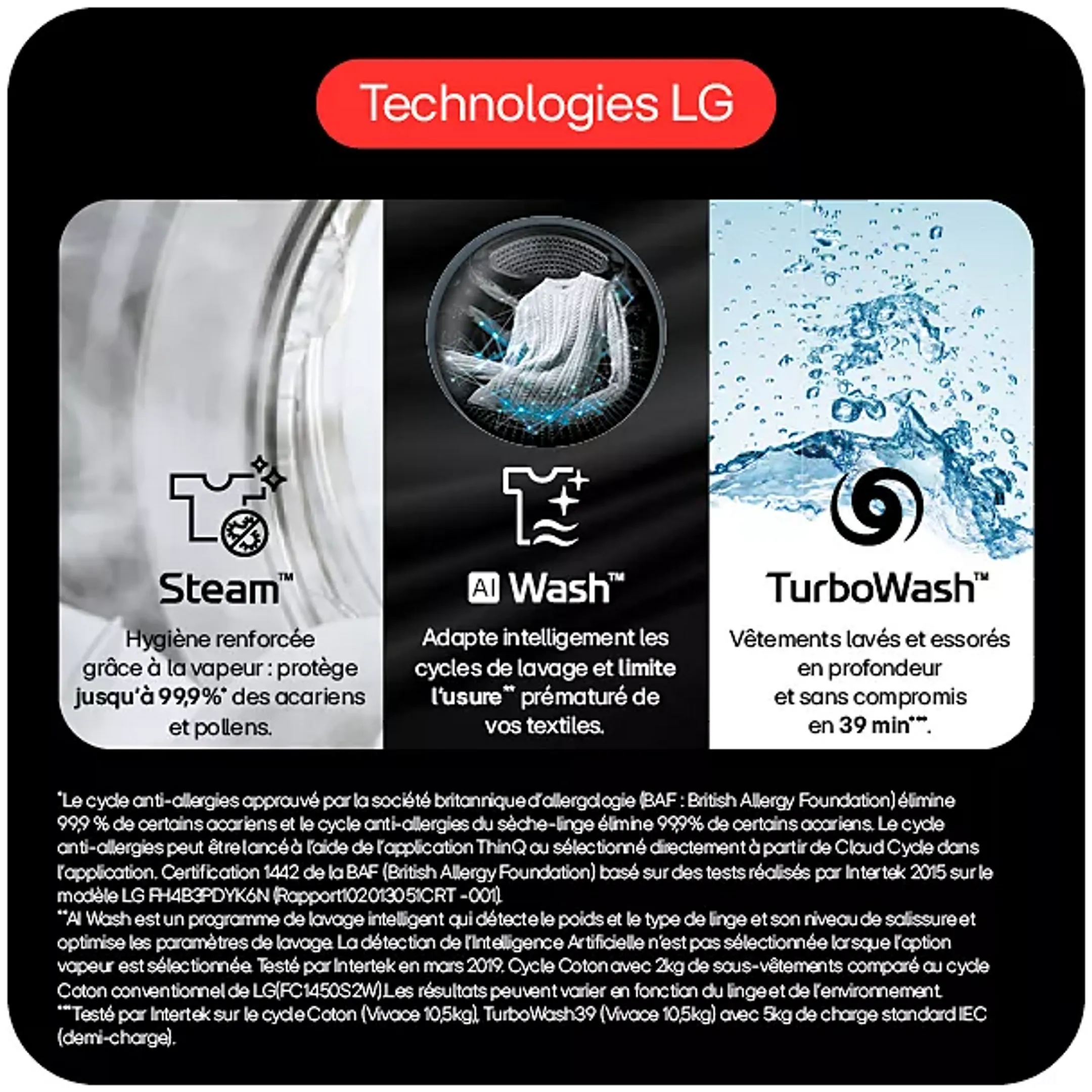 LG Lave-linge & Sèche Linge WashTower F214WT8GRBE image