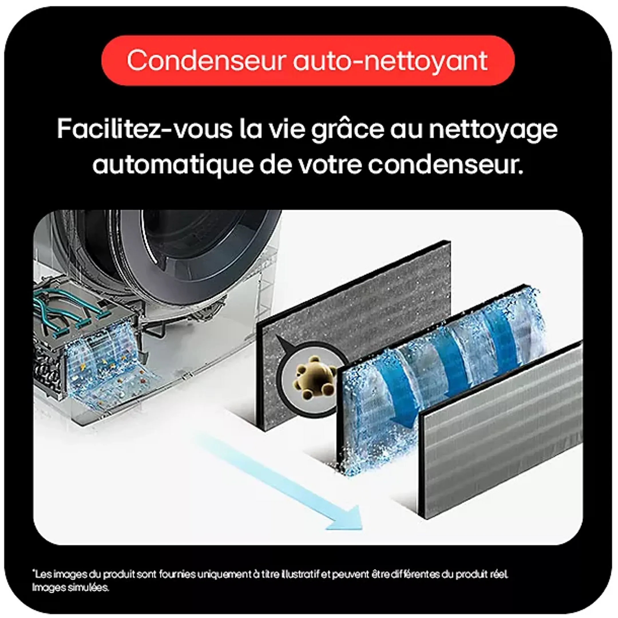 LG Lave-linge & Sèche Linge WashTower F214WT8GRBE image