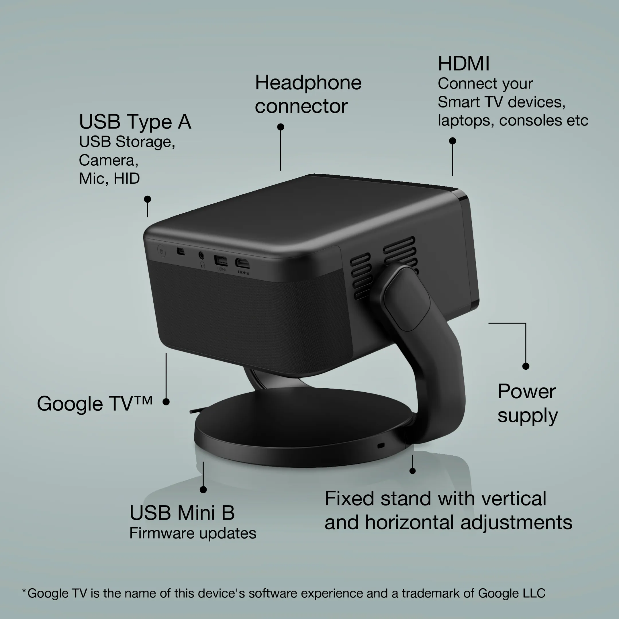 Epson Mini Laser Beamer EF-22B - Black image