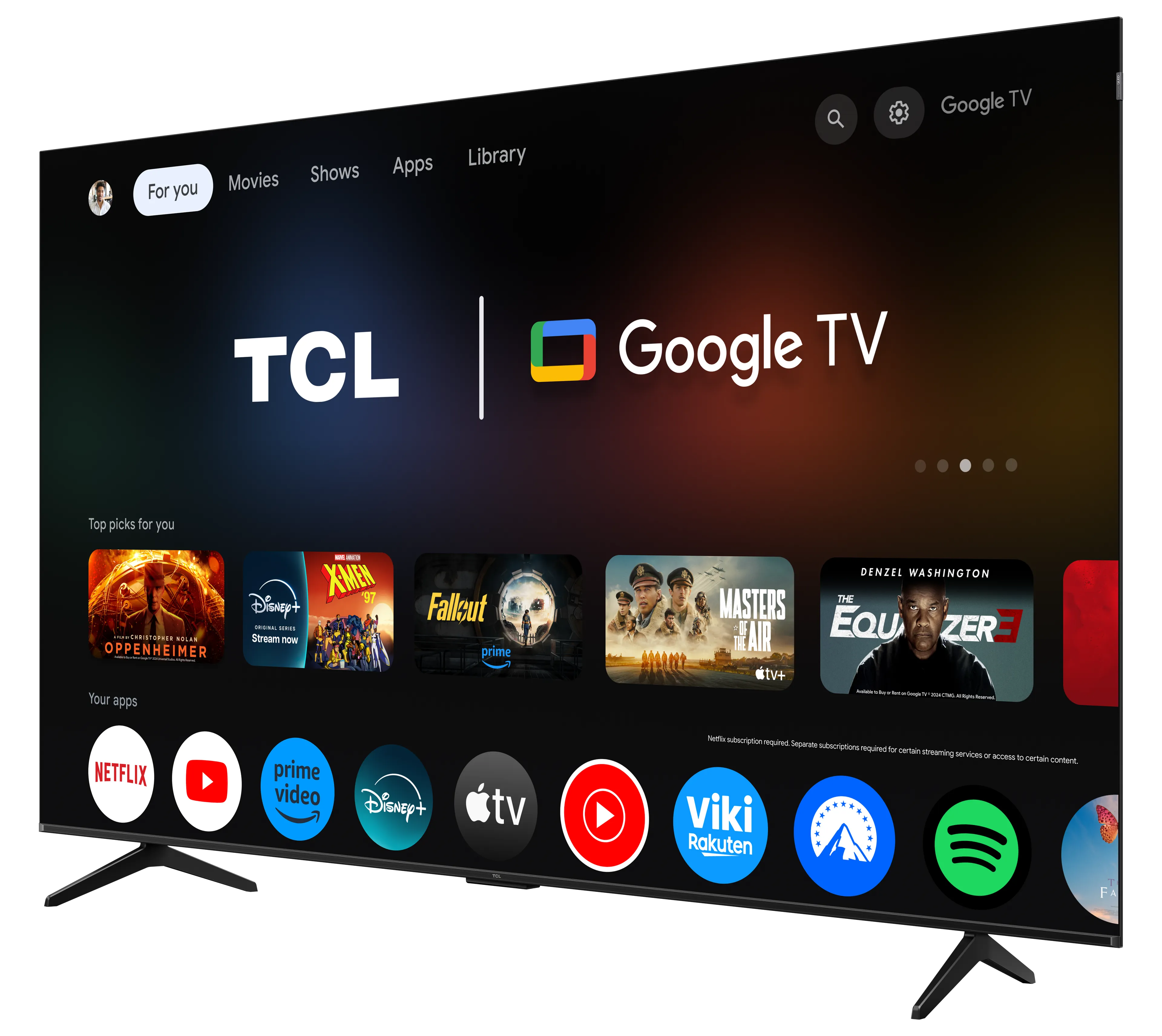 TCL TV QLED 4K 65P79K - 65 inches image