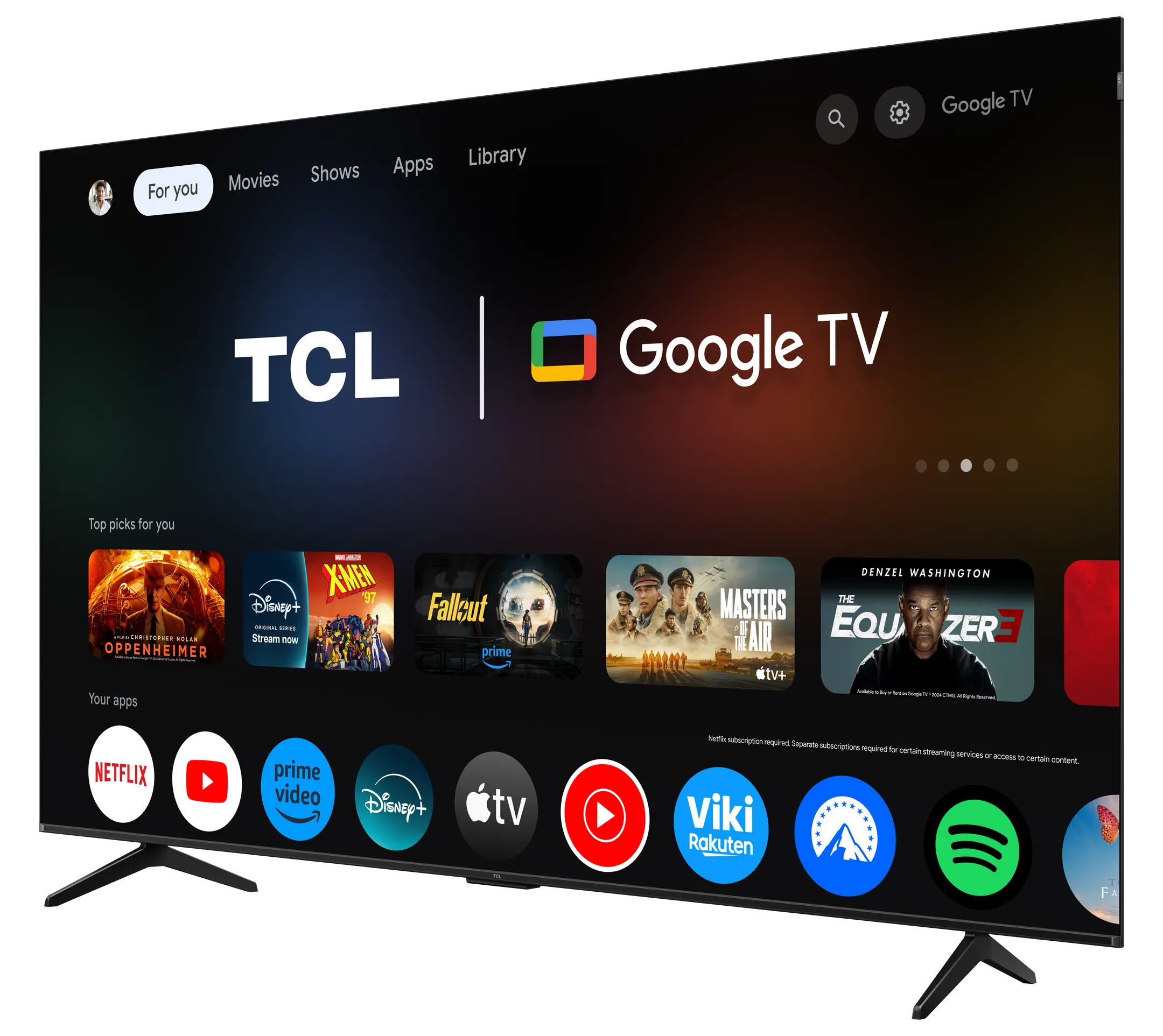 TCL TV LED 4K UHD 55P69K - 55 inches image