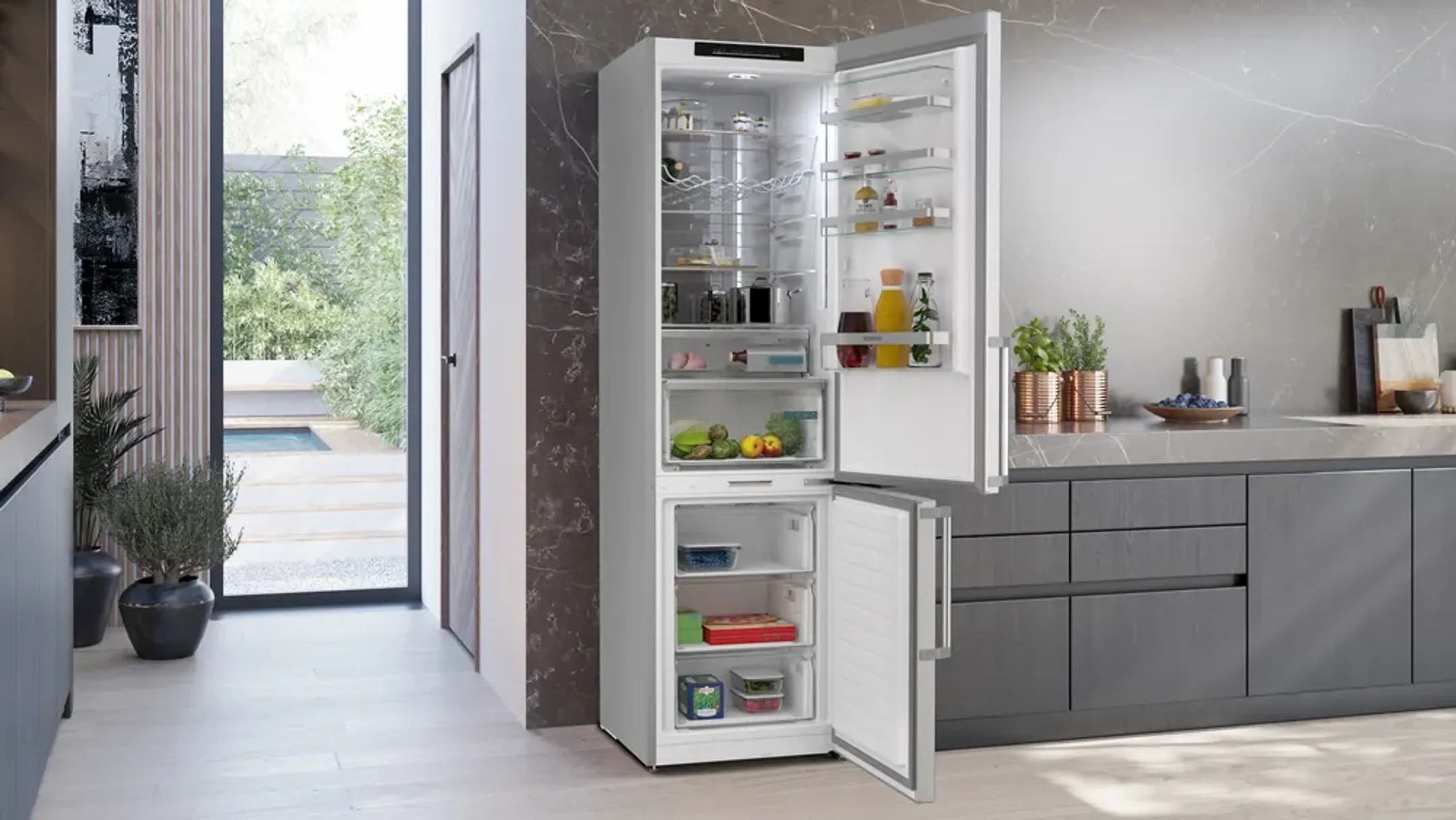 Siemens Combi frigo congélateur iQ500 KG39NAIAU image