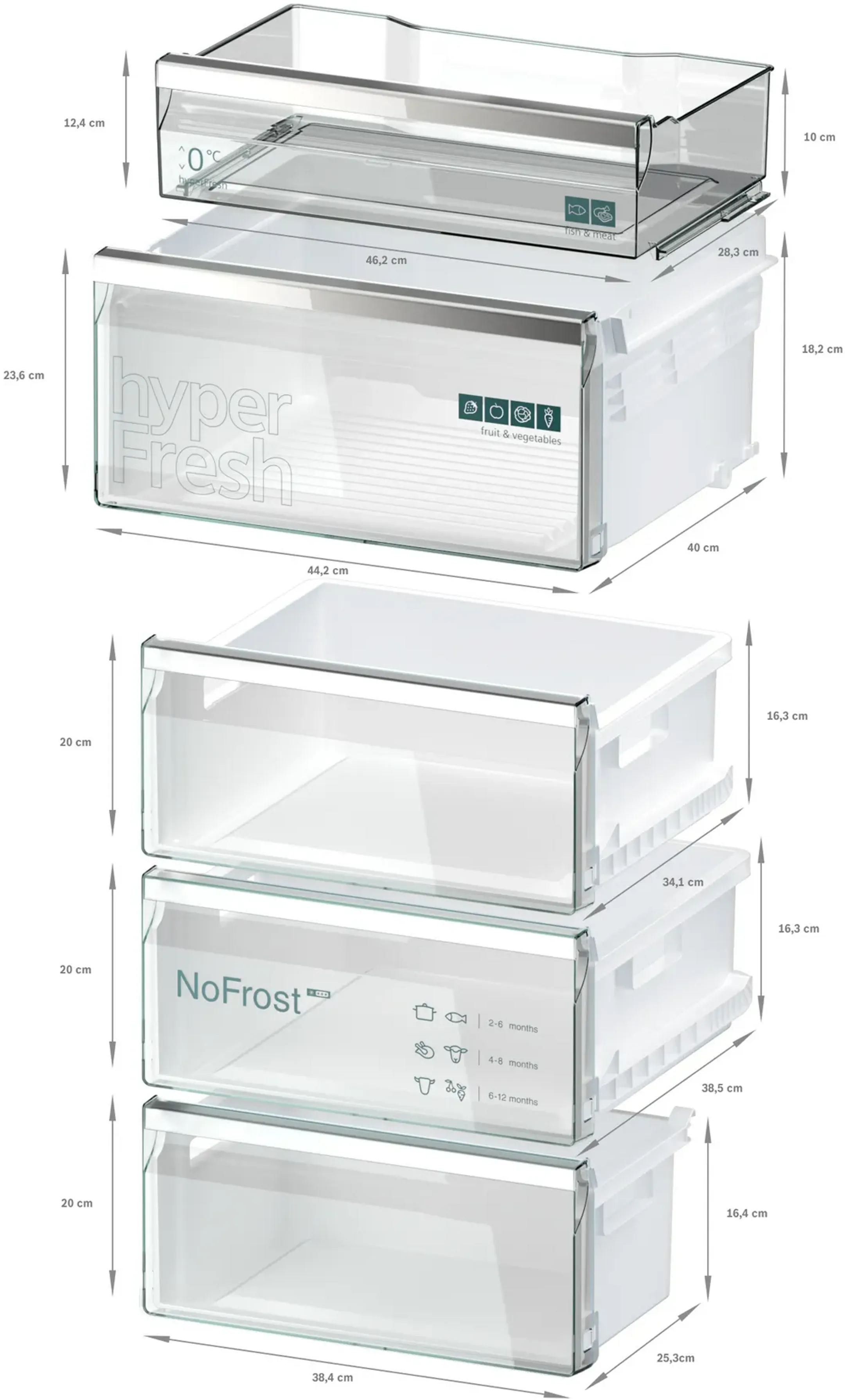 Siemens Combi frigo congélateur iQ500 KG39NAIAU image