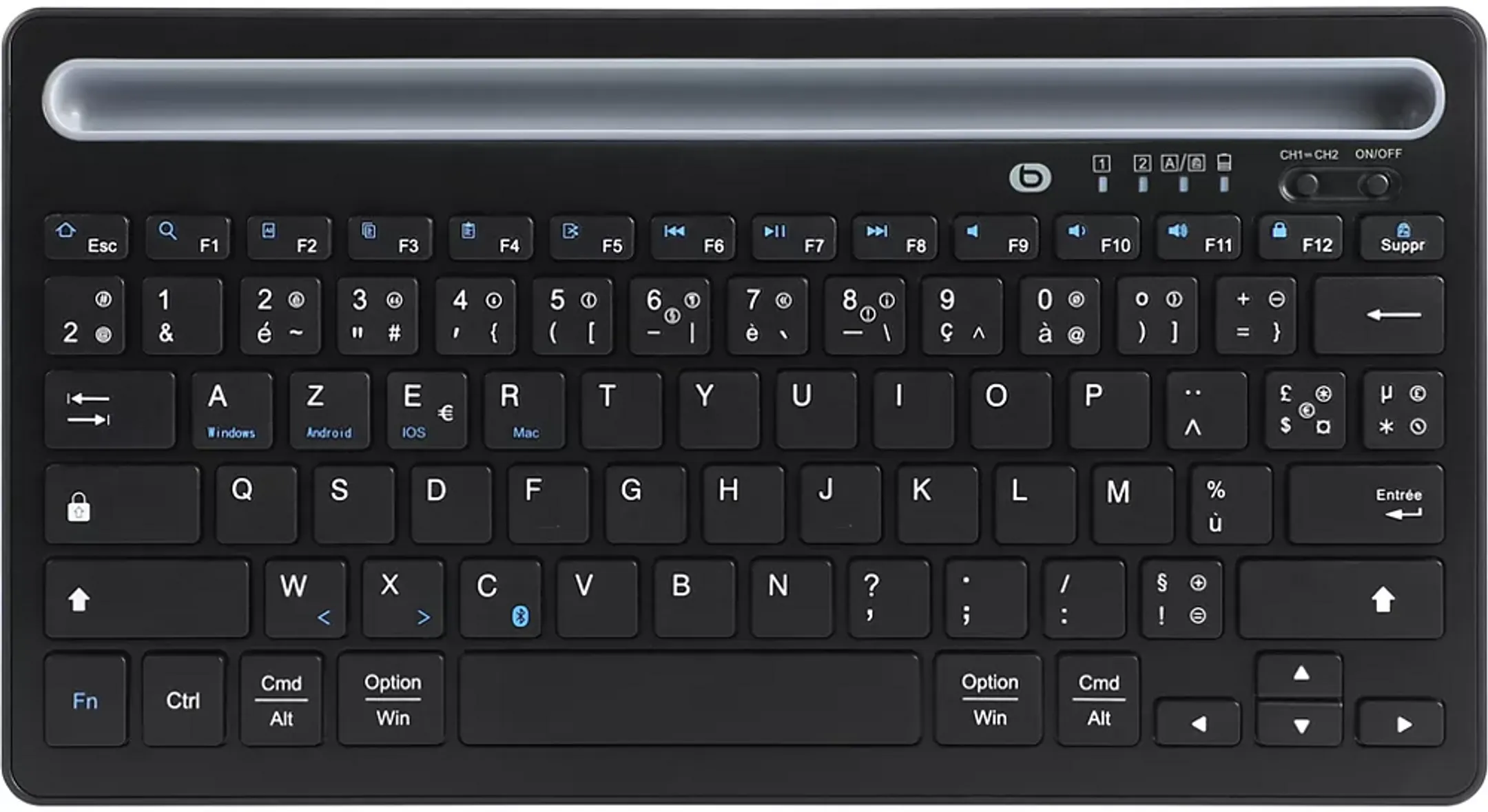 Clavier sans fil Nomad 2024 - AZERTY - Noir