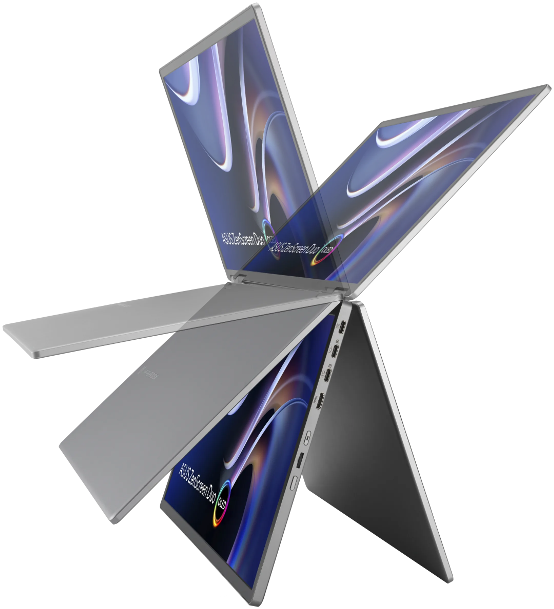 ASUS Moniteur PC Double écran 14" ZenScreen Duo OLED MQ149CD image