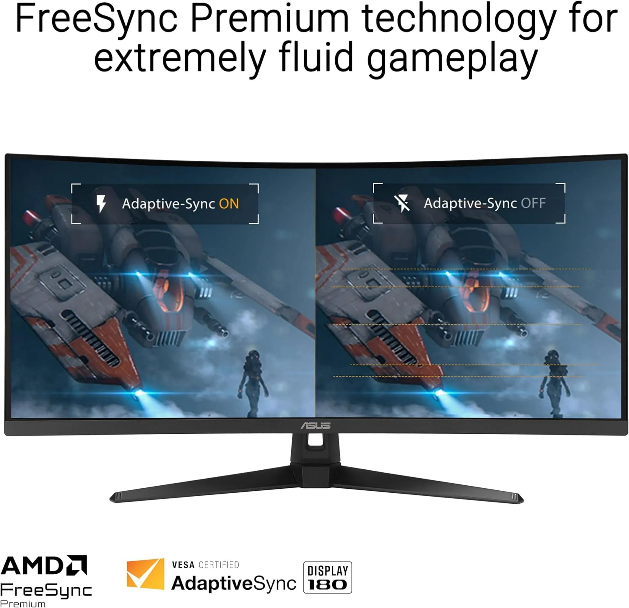 ASUS Moniteur Gaming 34" UWQHD 180Hz TUF Gaming VG34VQ3B image