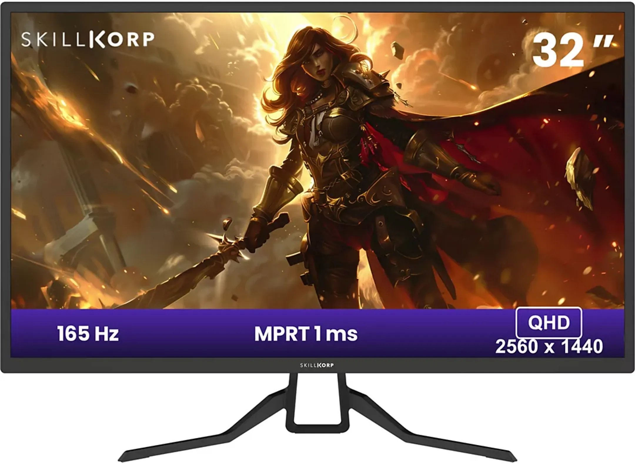 Skillkorp 32" QHD Gaming Monitor 165 Hz M32 image