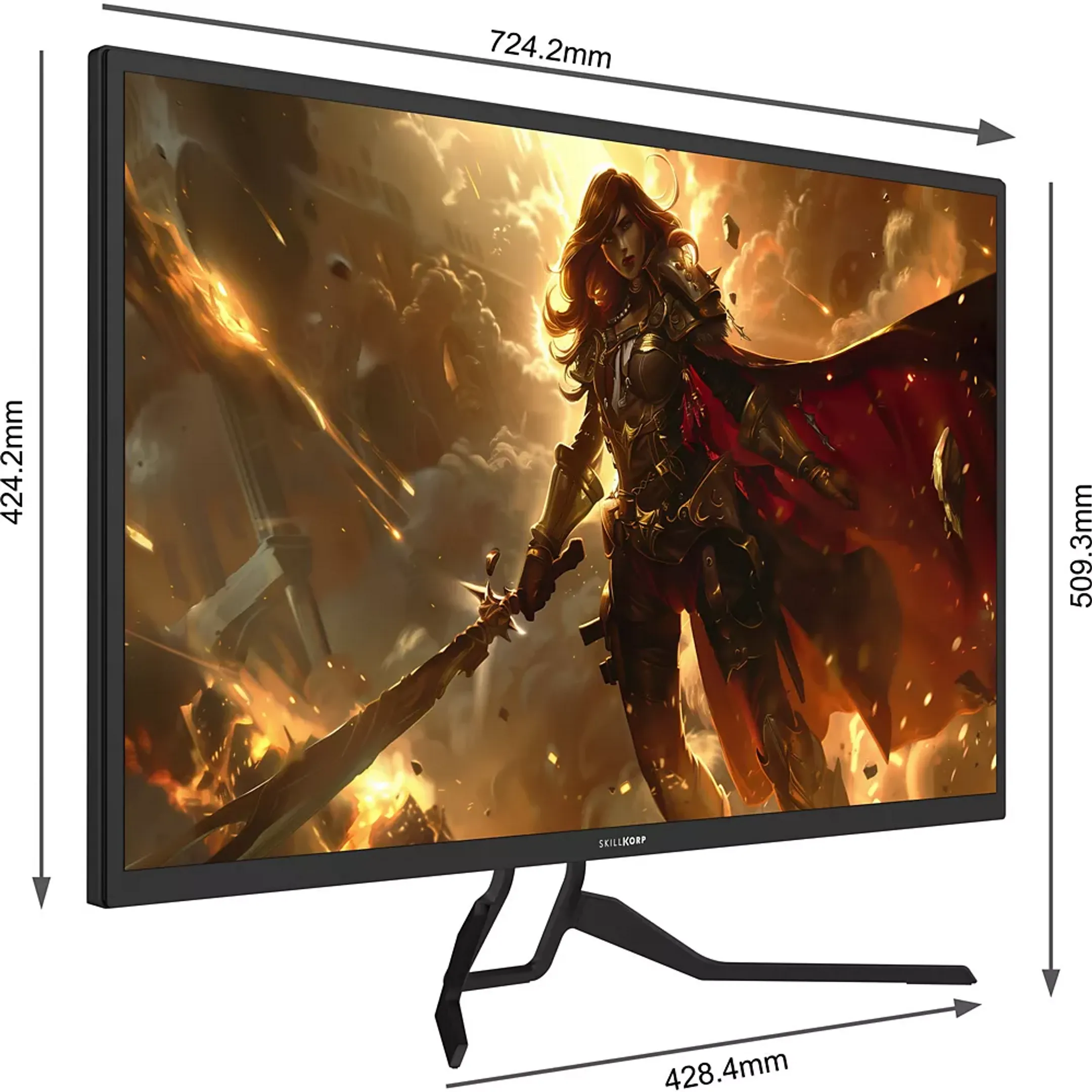 Skillkorp 32" QHD Gaming Monitor 165 Hz M32 image
