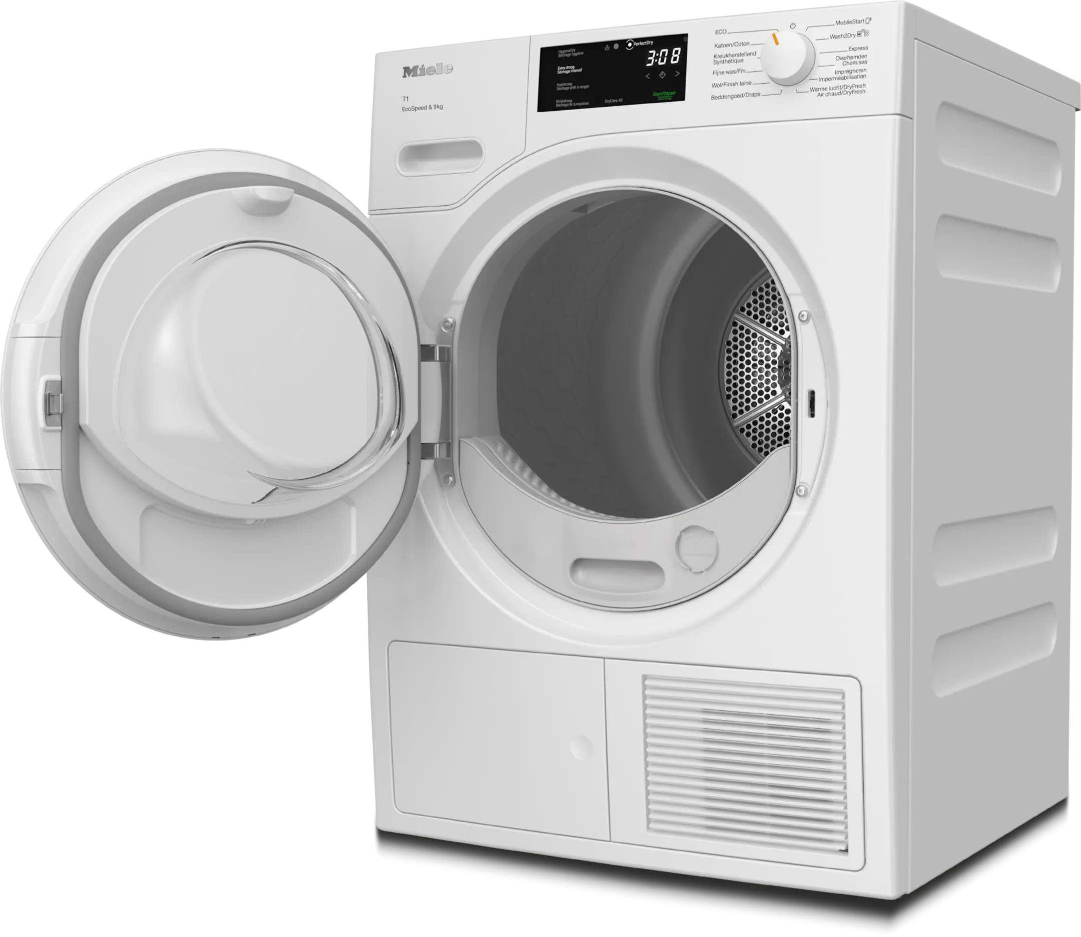Miele Sèche-linge pompe à chaleur T1 EcoSpeed&9kg TWD640WP image