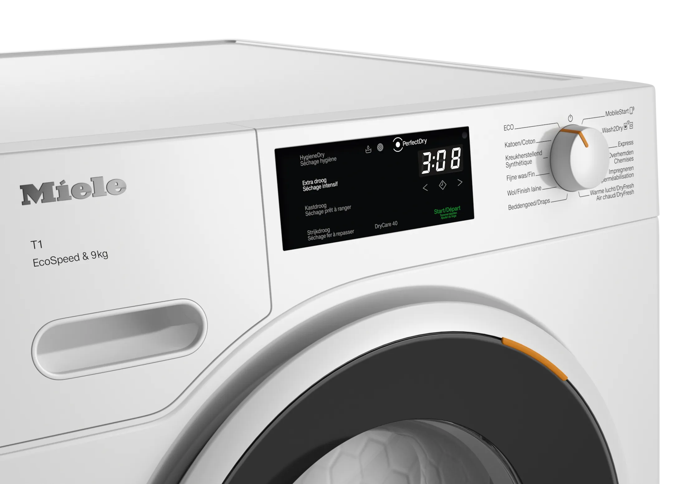 Miele Sèche-linge pompe à chaleur T1 EcoSpeed&9kg TWD640WP image