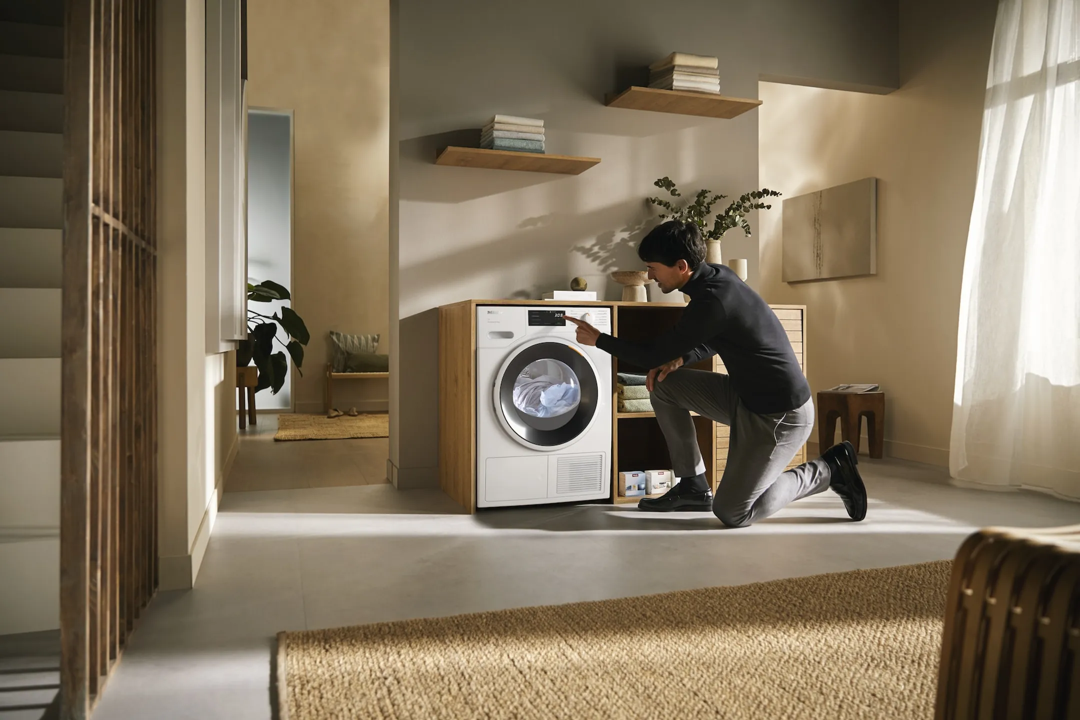 Miele Sèche-linge pompe à chaleur T1 EcoSpeed&9kg TWD640WP image