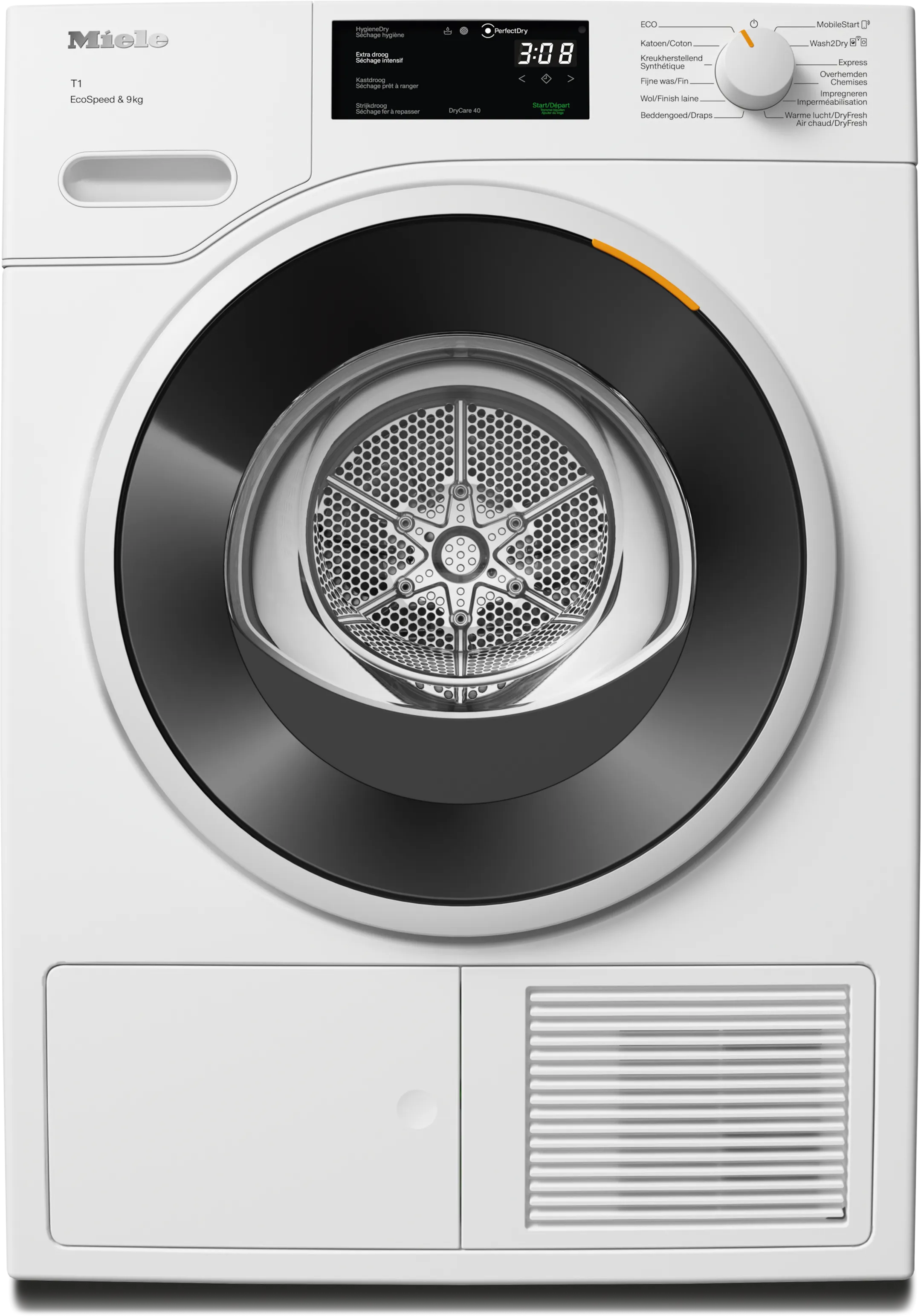 Miele Sèche-linge pompe à chaleur T1 EcoSpeed&9kg TWD640WP image