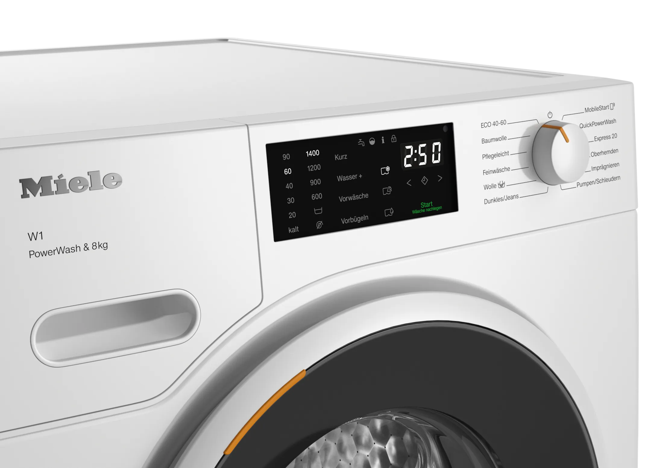 Miele Washing machine W1 PWash&8kg WWB360 WPS image