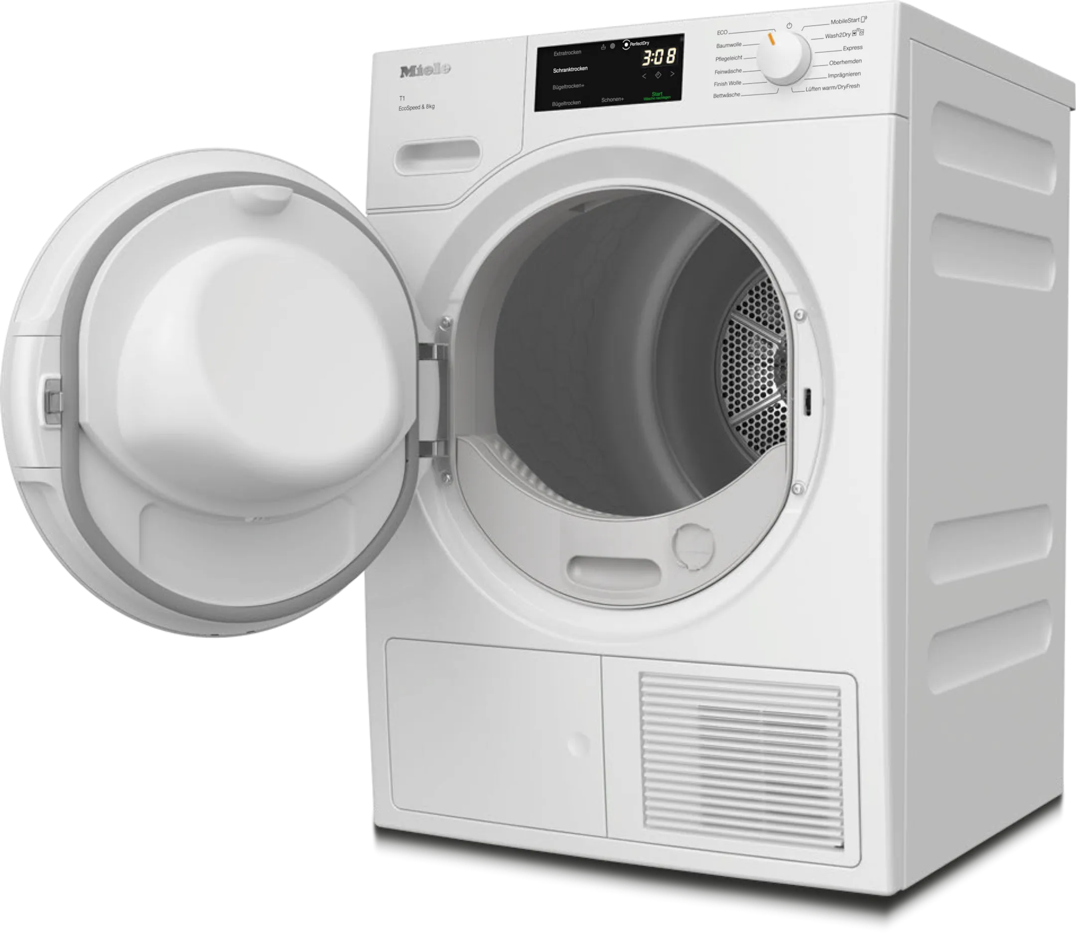 Miele Heat pump dryer T1 EcoSpeed&8kg TWB640WP image