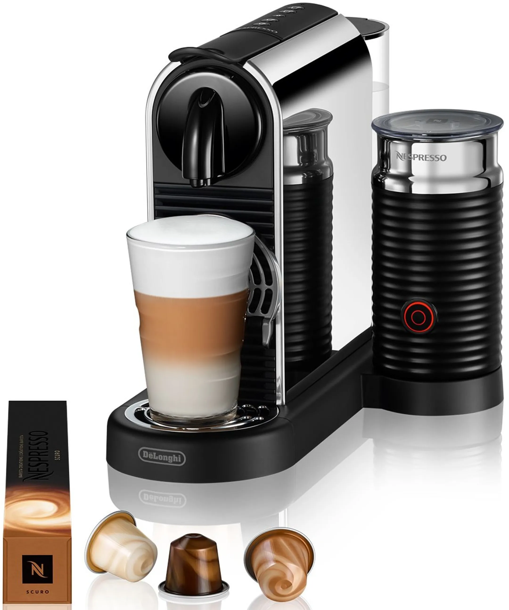 Machine à café Nespresso Citiz & Milk - Platinum Stainless Steel