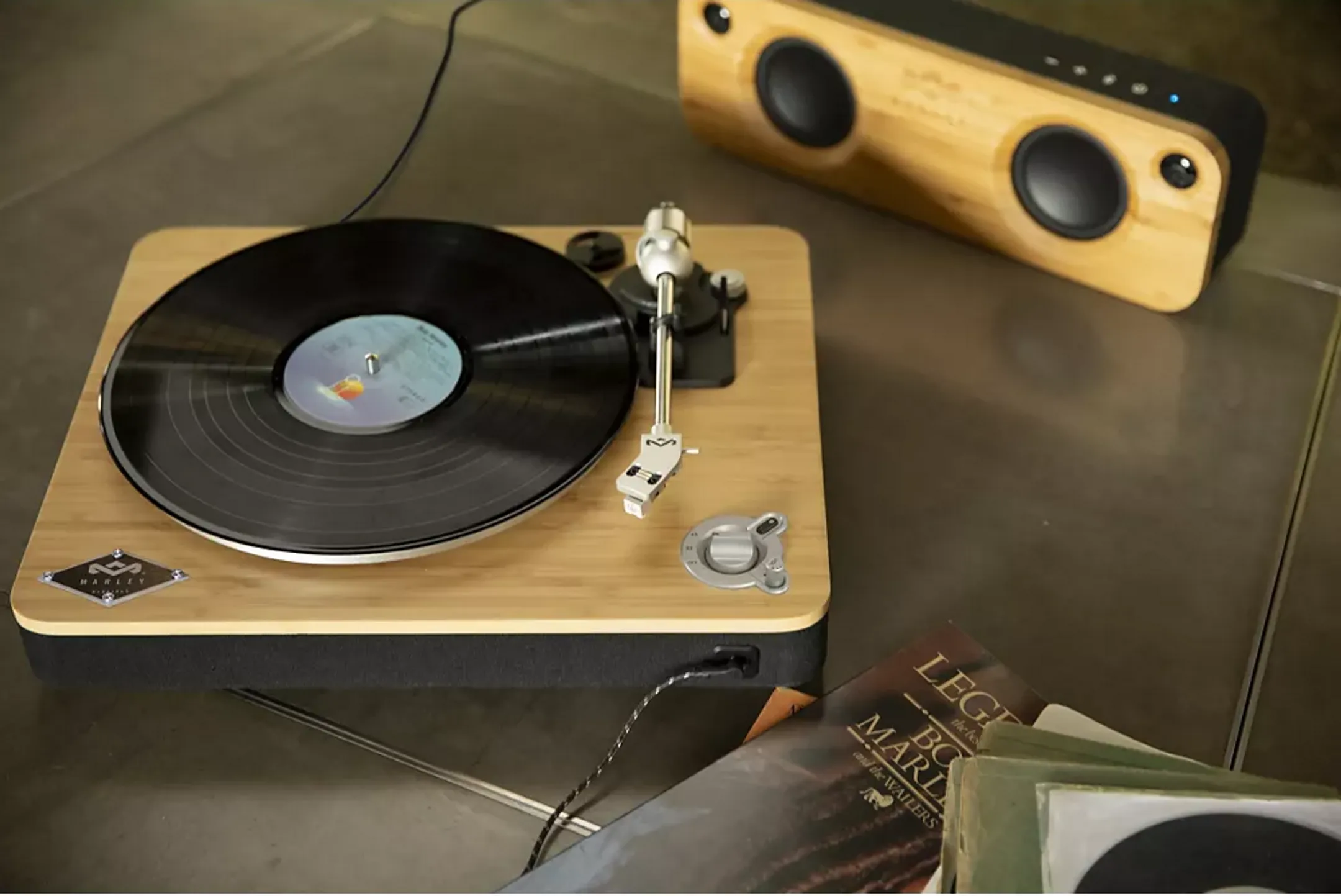 House Of Marley Bluetooth-Plattenspieler Stir It Up Wireless - Bambus image