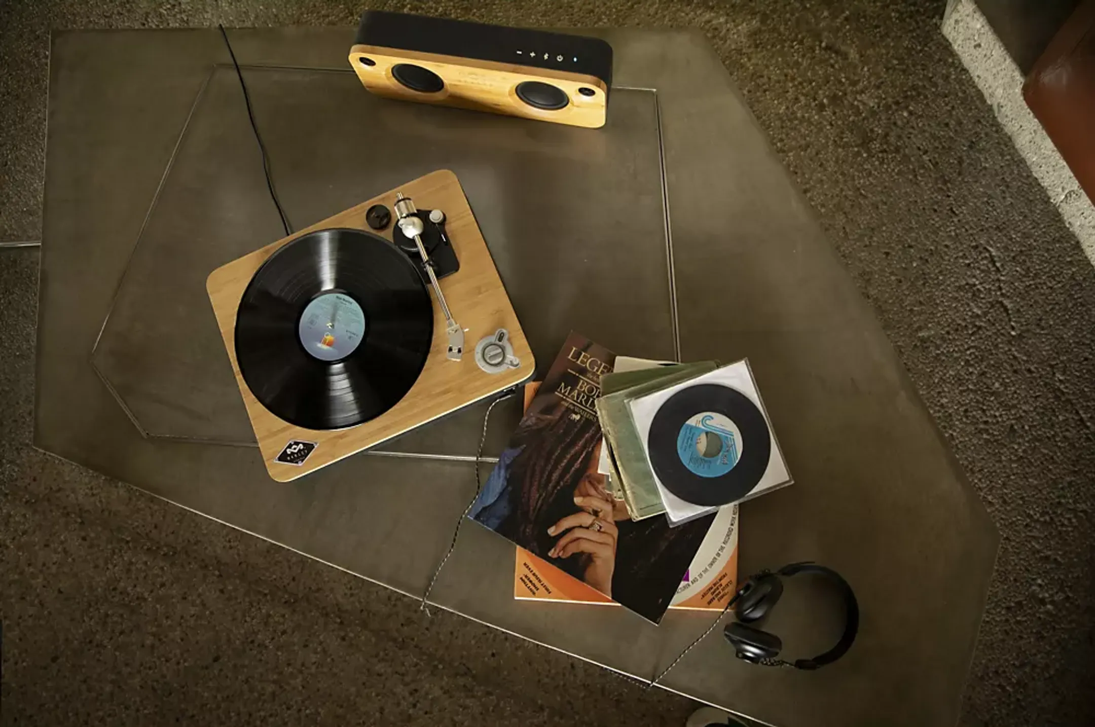 House Of Marley Bluetooth-Plattenspieler Stir It Up Wireless - Bambus image