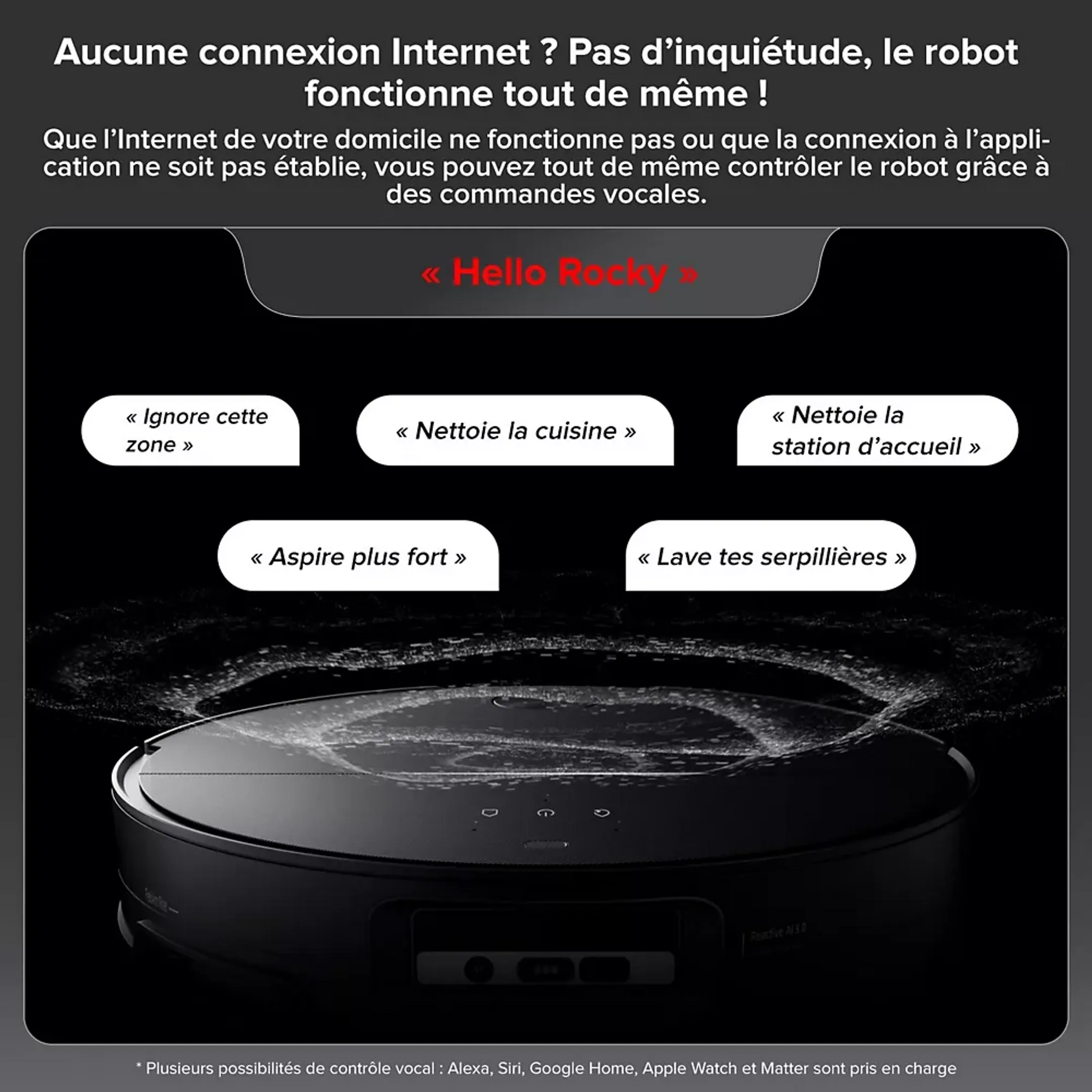 ROBOROCK Robot aspirateur laveur Saros 10 - Noir image