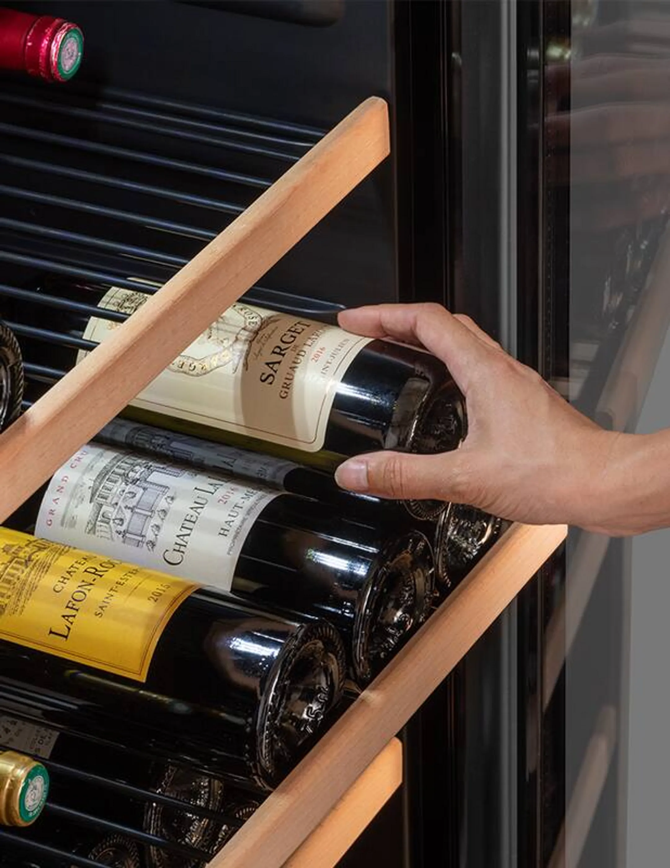 La Sommelière Wine cellar LS117Black - 121 bottles image