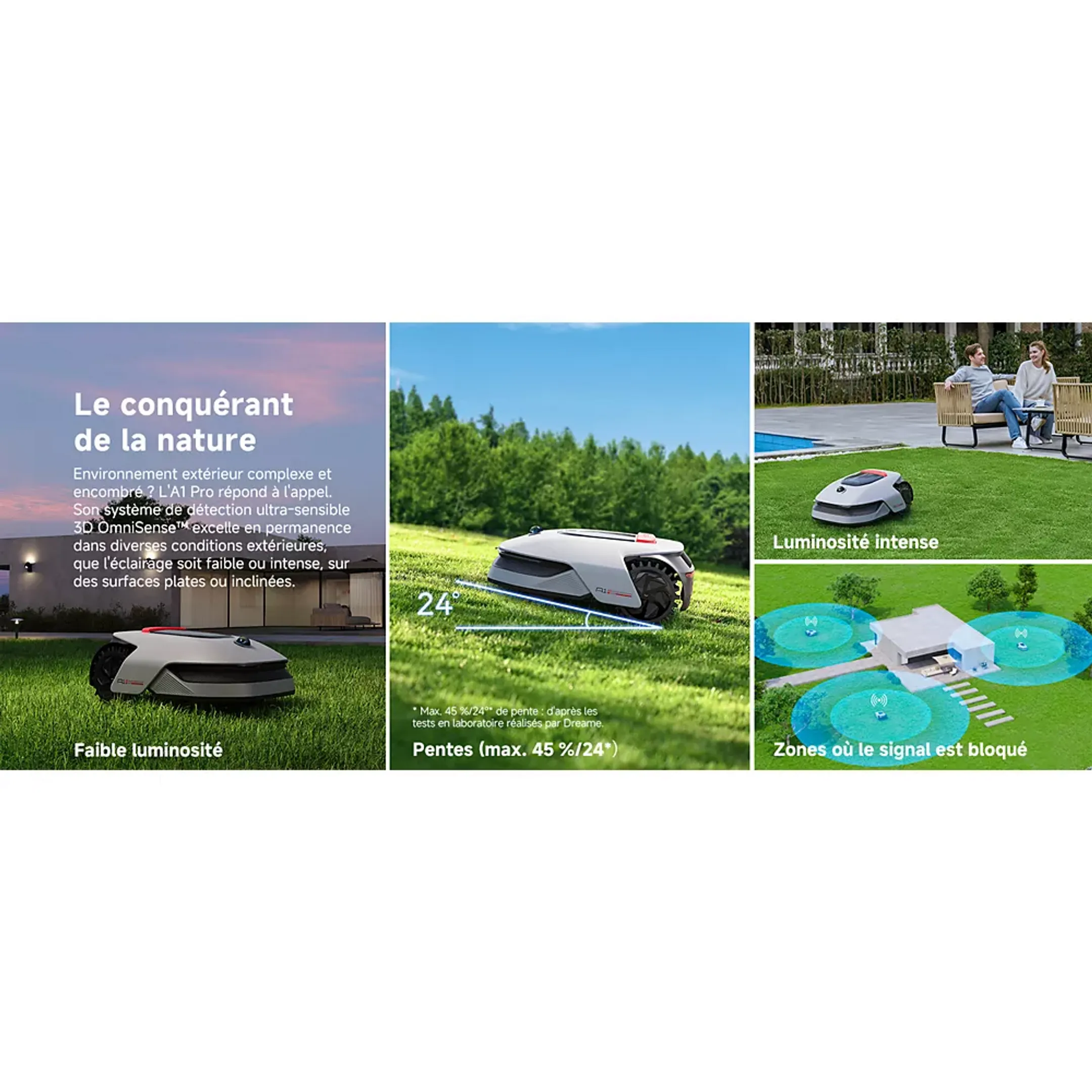 DREAME Robot tondeuse A1 Pro image