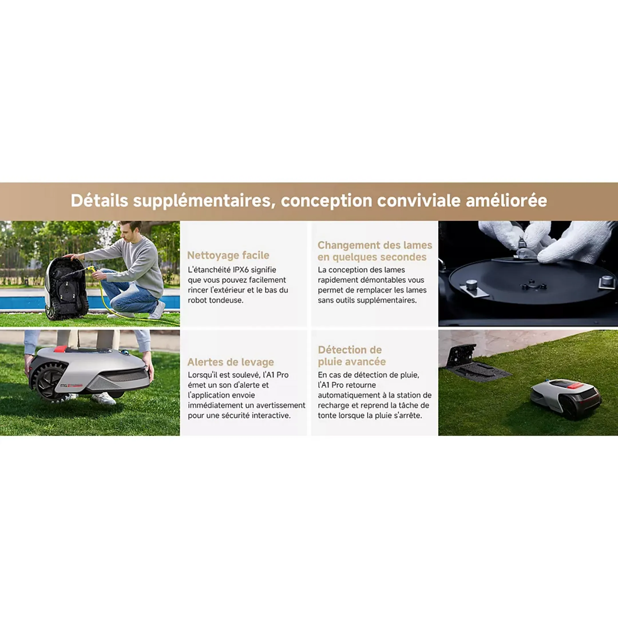 DREAME Robot tondeuse A1 Pro image