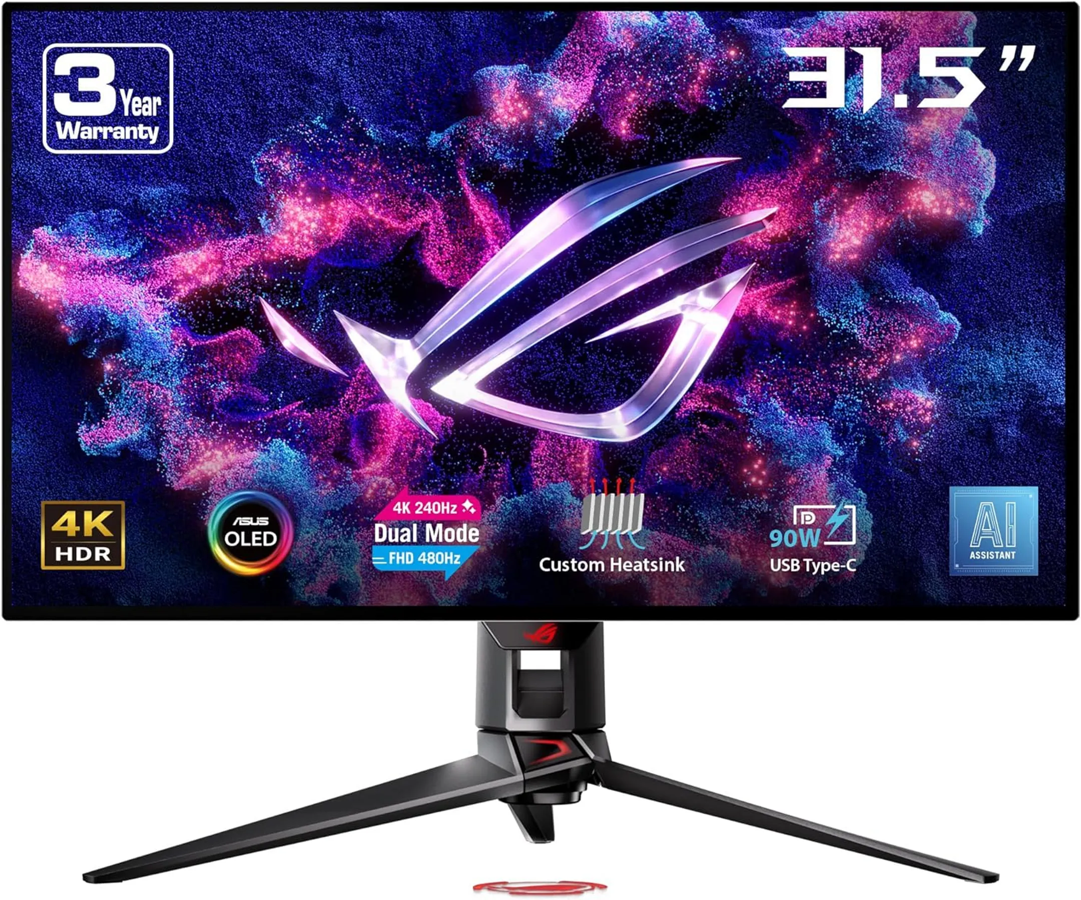 Moniteur Gaming 32" 4K ROG Swift OLED PG32UCDP