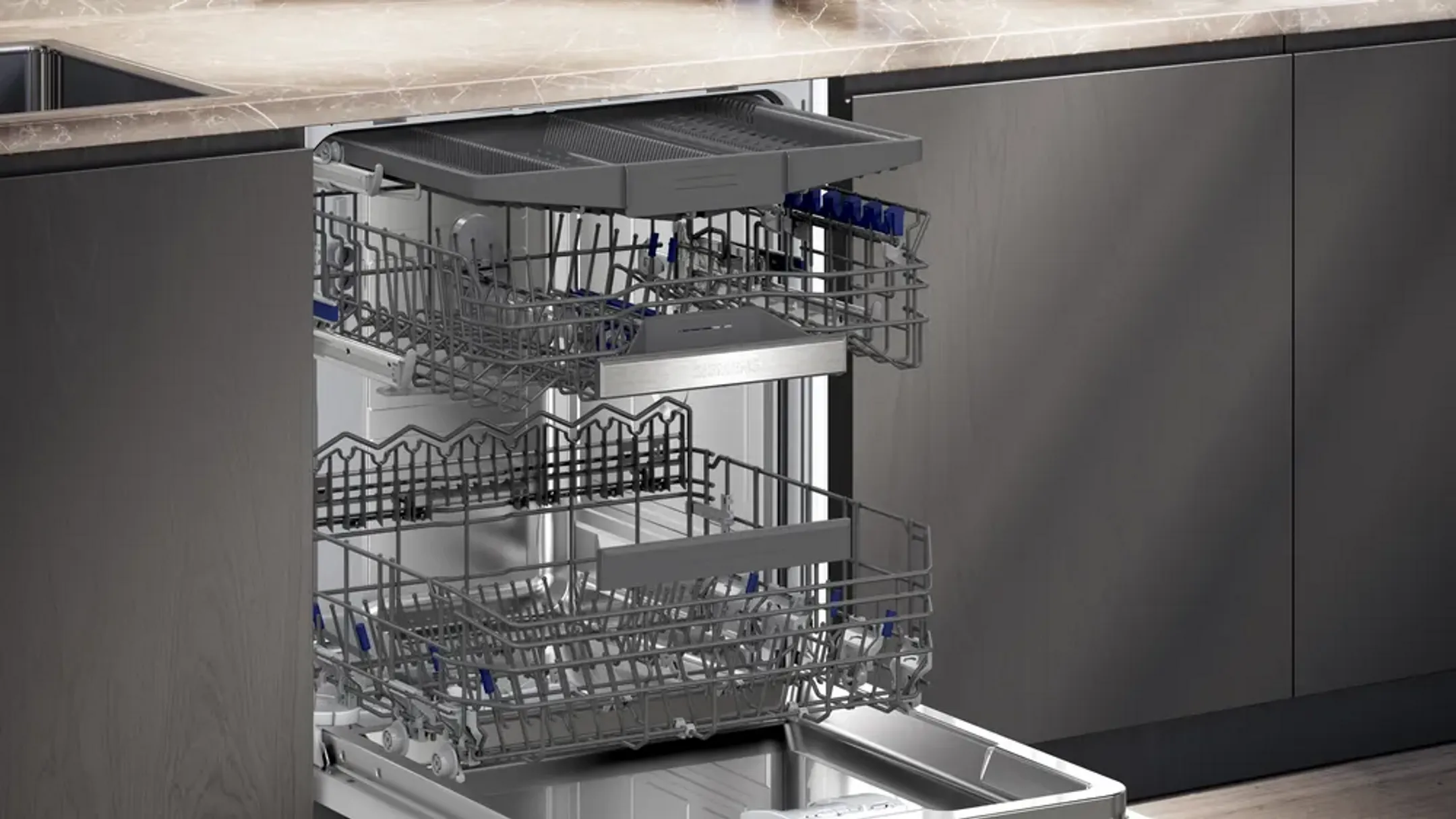 Siemens XXL-Einbau-Geschirrspüler iQ500 SX65EX12CE image