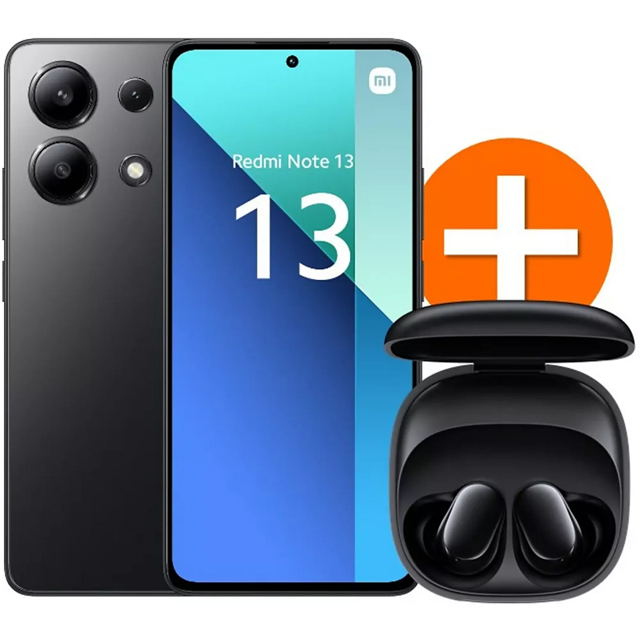 Smartphone Redmi Note 13 256Go + Ecouteurs sans fil Redmi buds6 Play