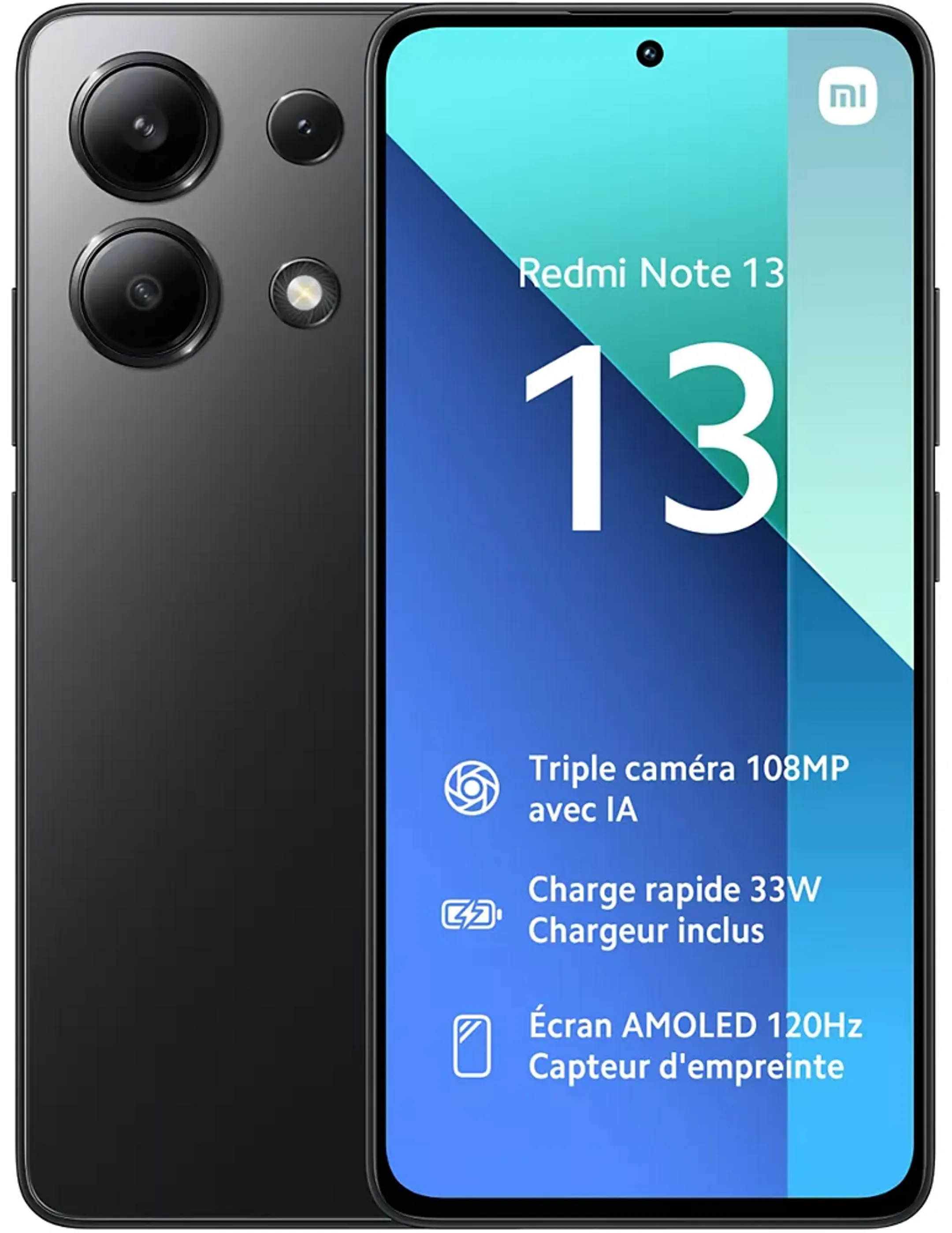 Xiaomi Smartphone Redmi Note 13 256GB + Kabellose Kopfhörer Redmi buds6 Play image
