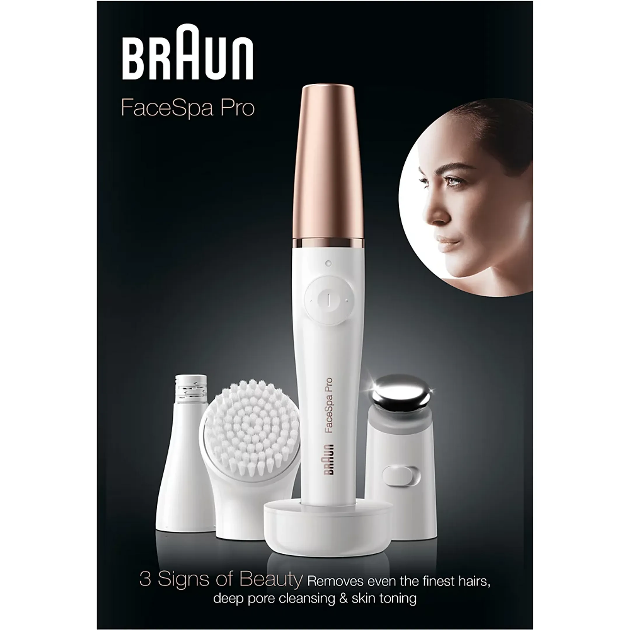 Braun Electric epilator FaceSpa Pro 911 + Face brush image