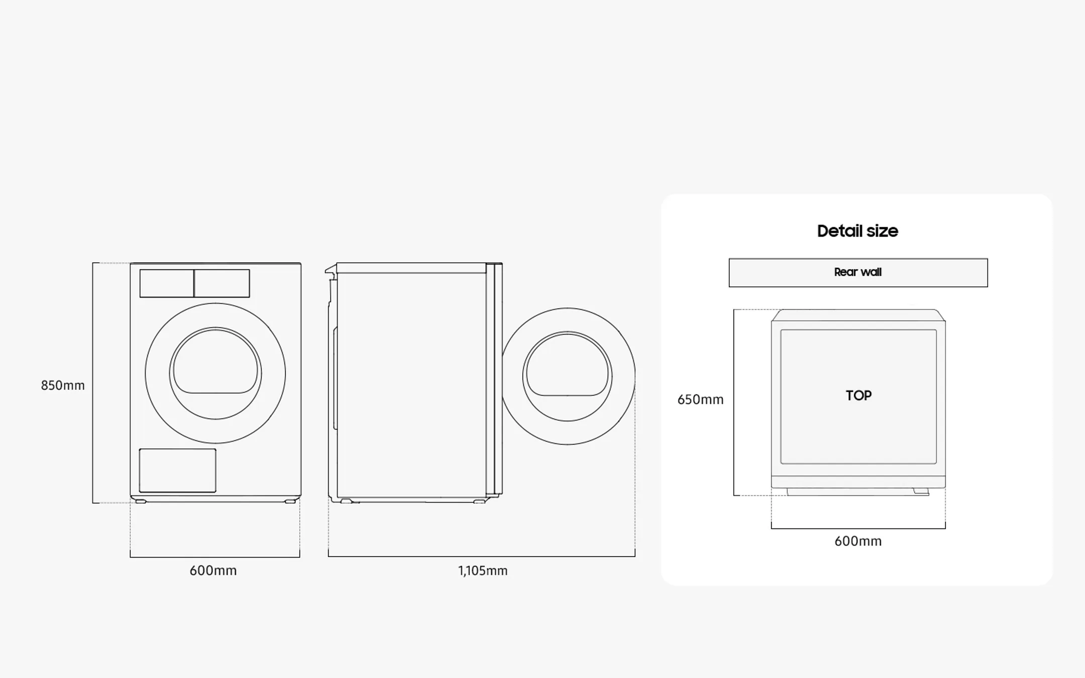 Samsung Wärmepumpentrockner Bespoke AI Serie 9000 DV90F09F4SU3 image
