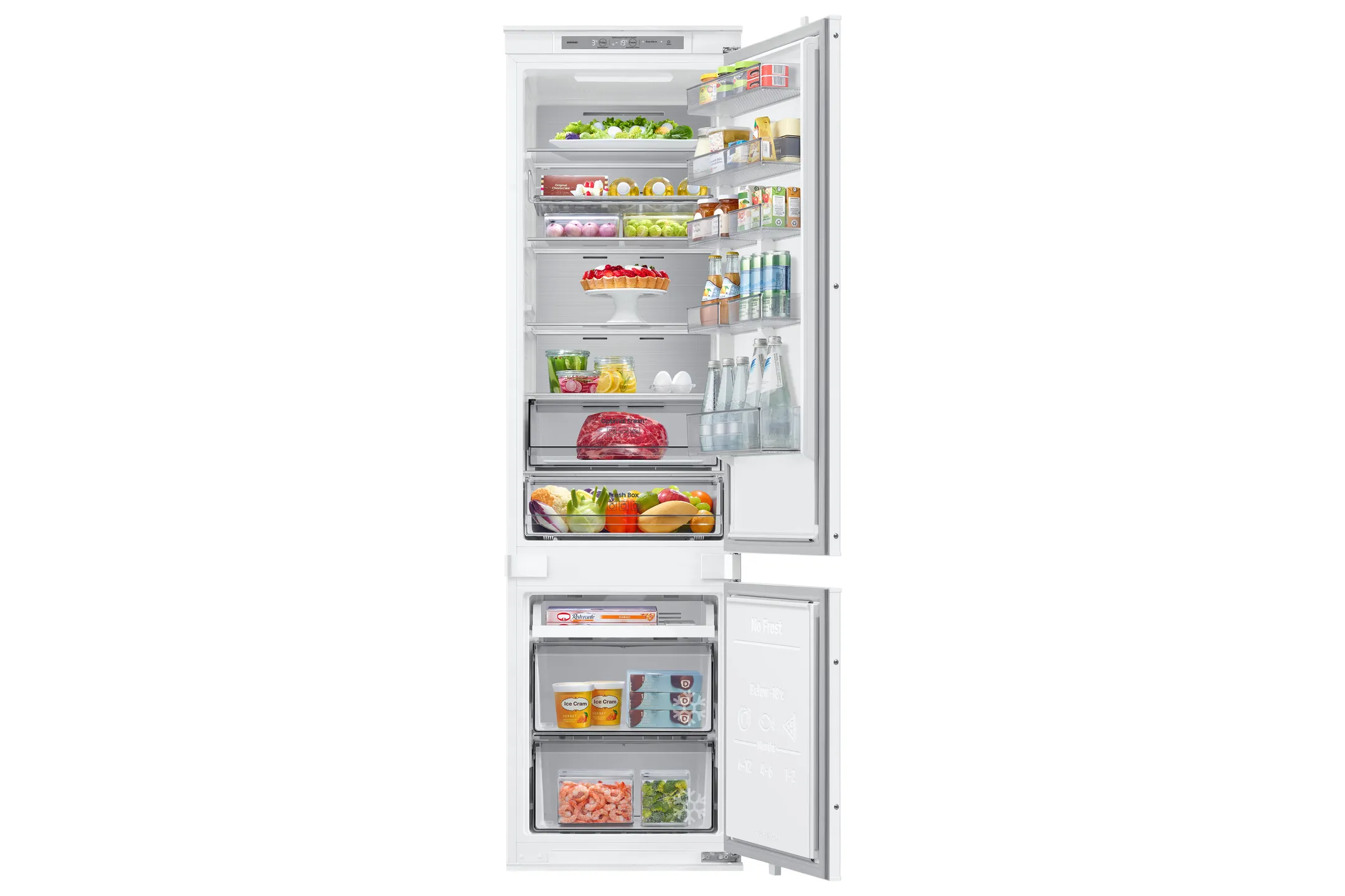 Combi Frigo congélateur encastrable Bespoke AI BRB80F30AES0EF