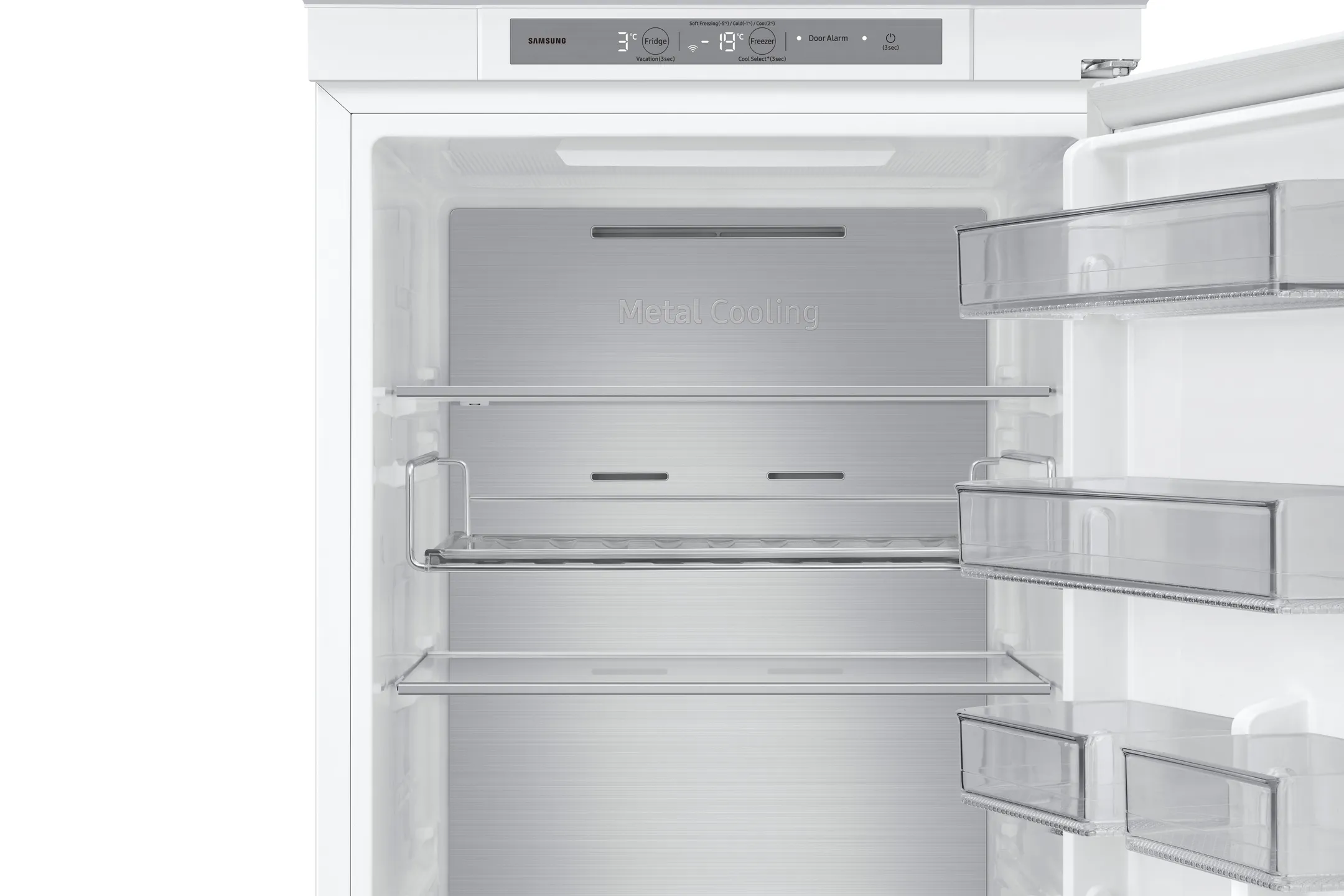 Combi Frigo congélateur encastrable Bespoke AI BRB80F30AES0EF