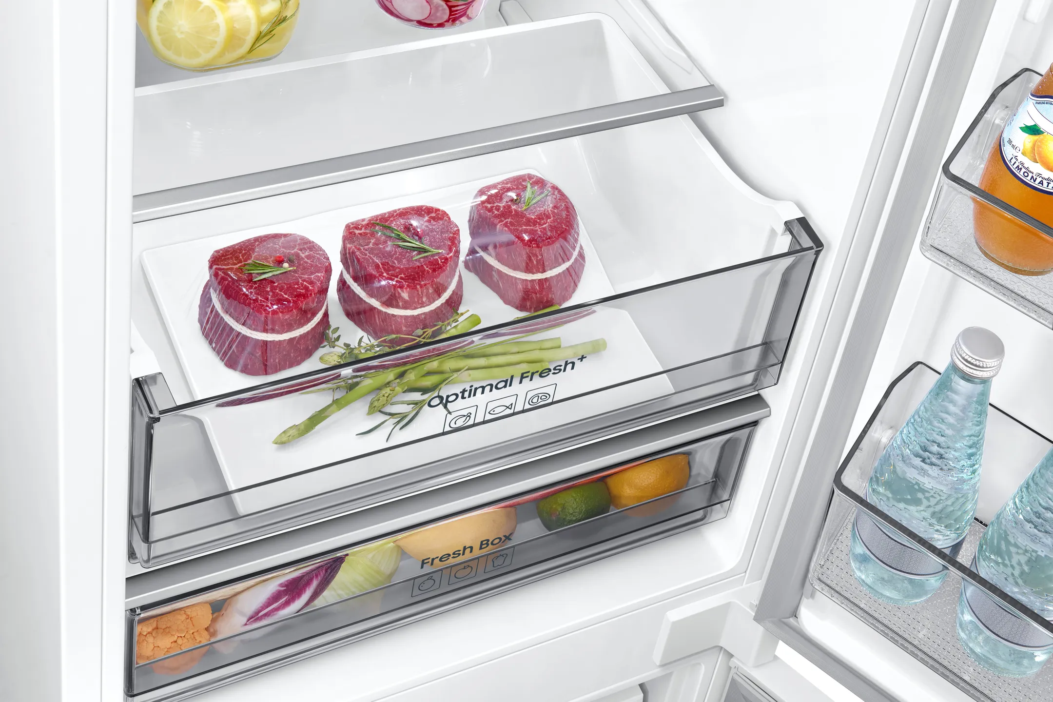 Combi Frigo congélateur encastrable Bespoke AI BRB80F30AES0EF