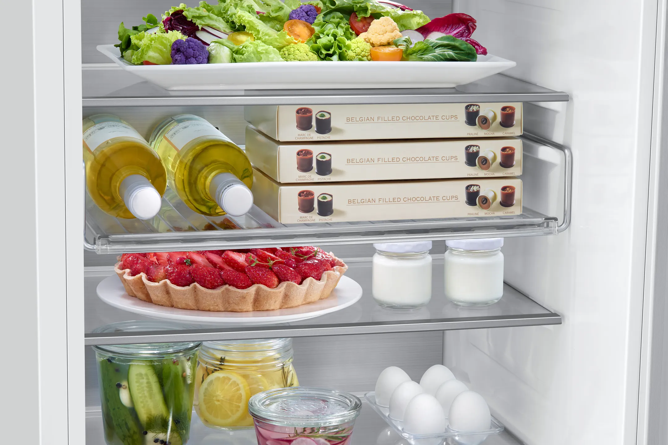 Combi Frigo congélateur encastrable Bespoke AI BRB80F30AES0EF